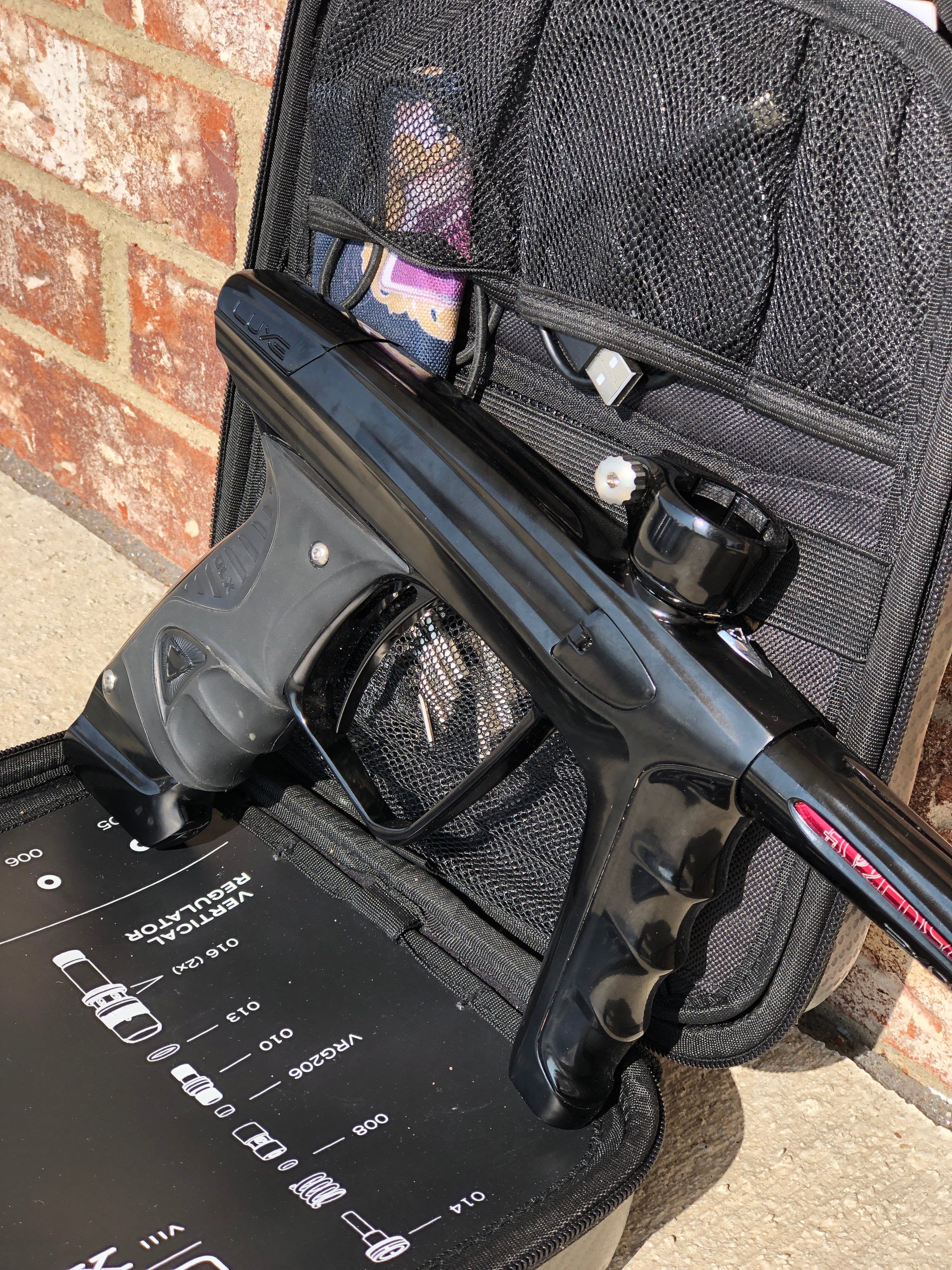 Used DLX Luxe X Paintball Gun - Polished Black - Image 4