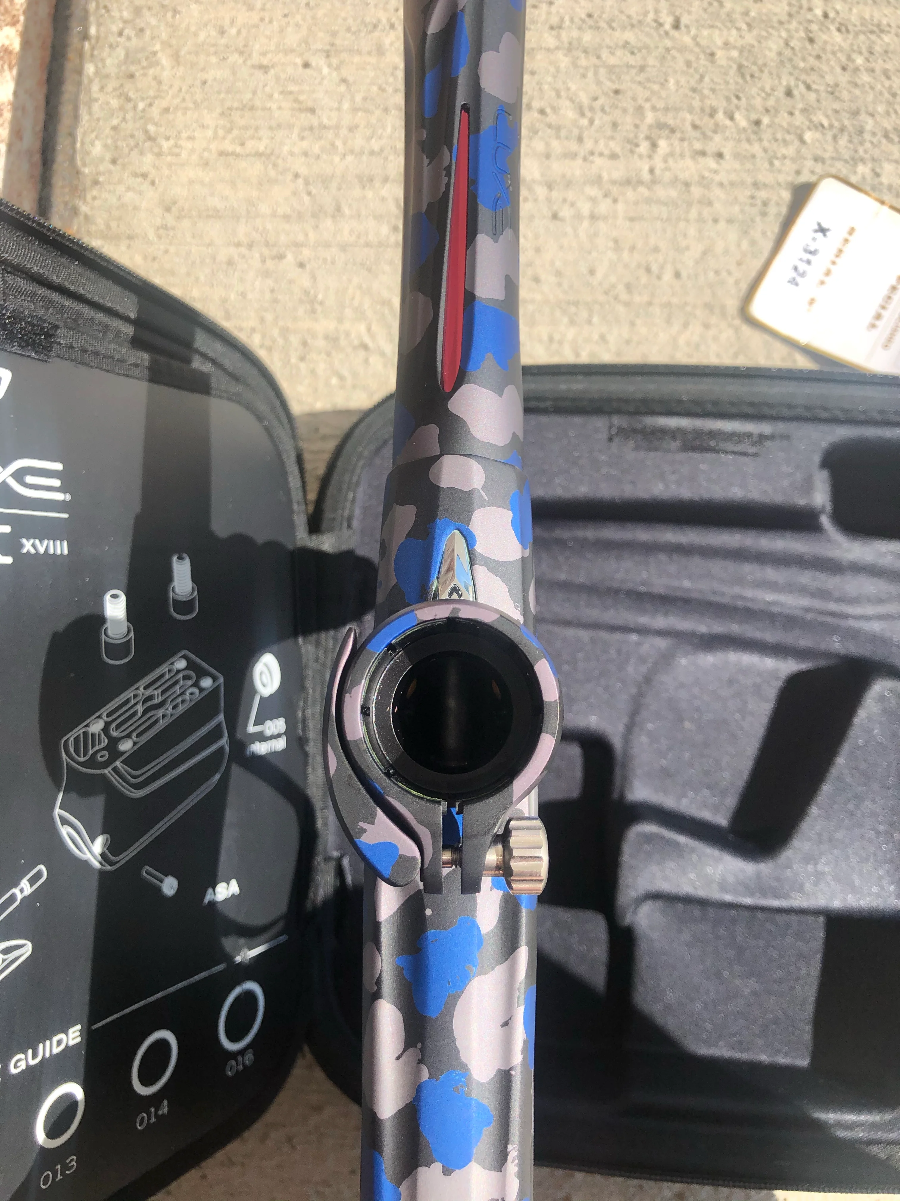 Used DLX Luxe X Paintball Gun - Midnight Camo - Image 8