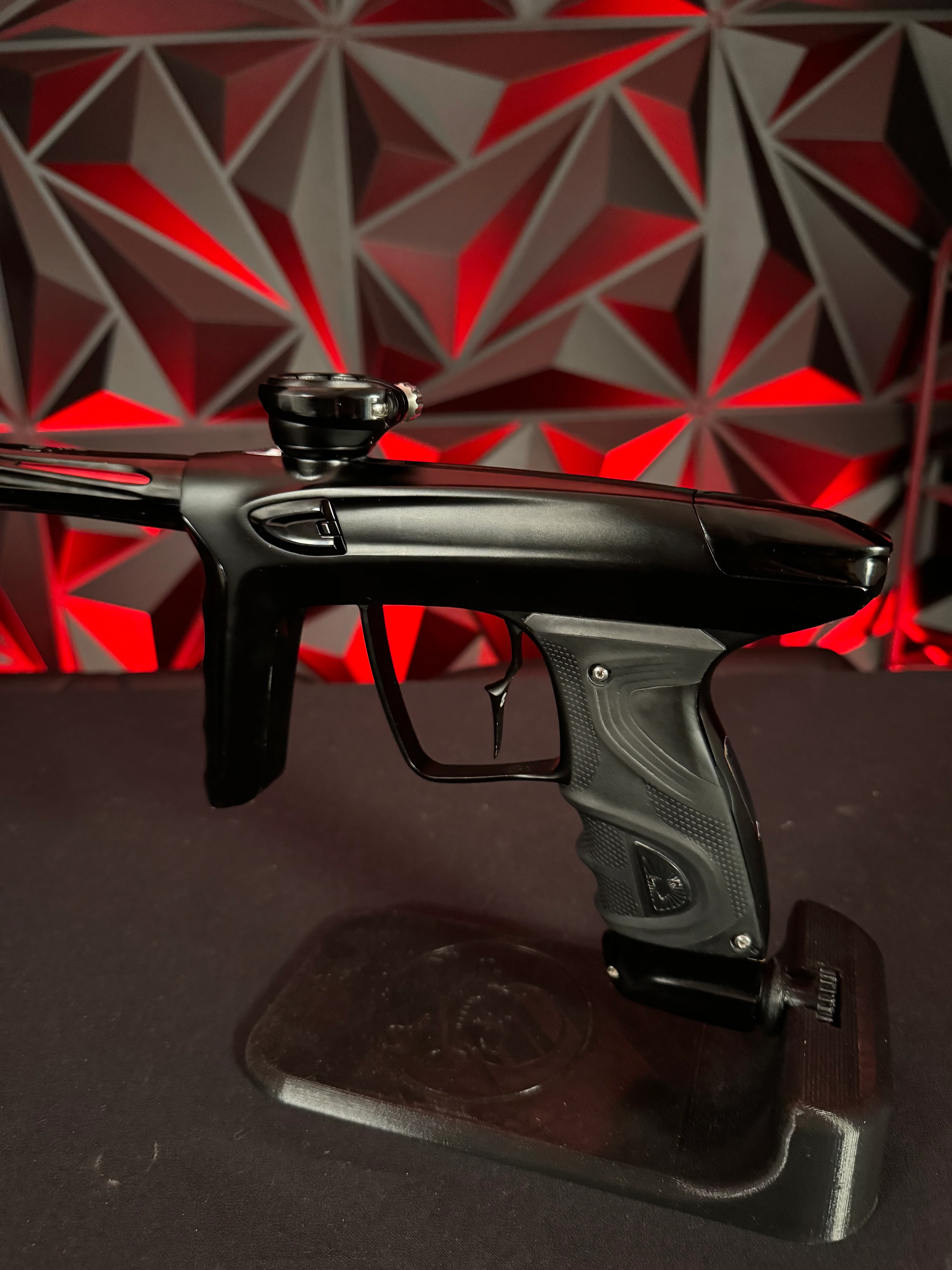 Used DLX TM40 Paintball Gun - Dust Black/Polished Black w/ Infamous Deuce Trigger - Image 2