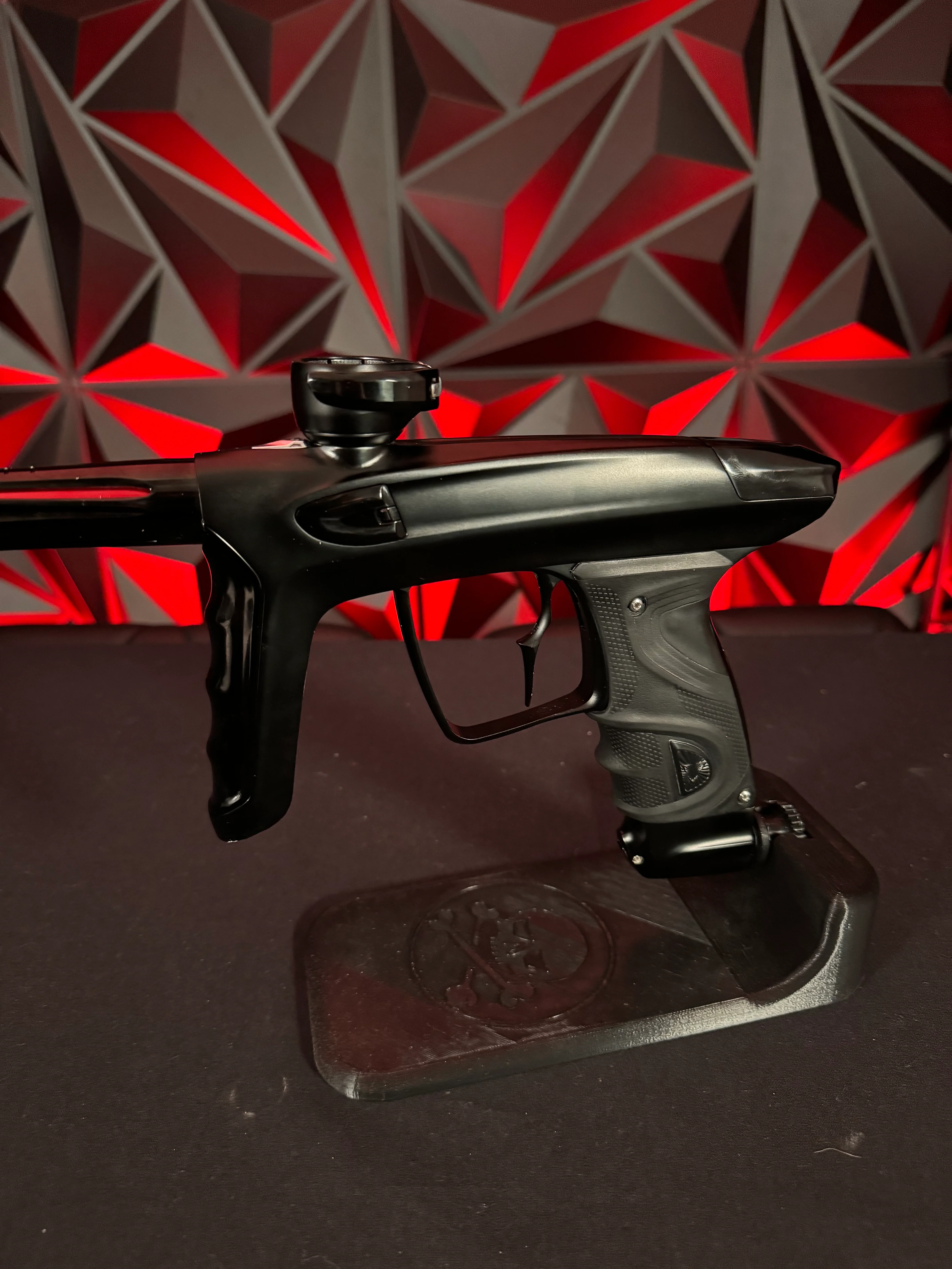 Used DLX TM40 Paintball Gun - Dust Black/Polished Black w/ Infamous Deuce Trigger - Image 4