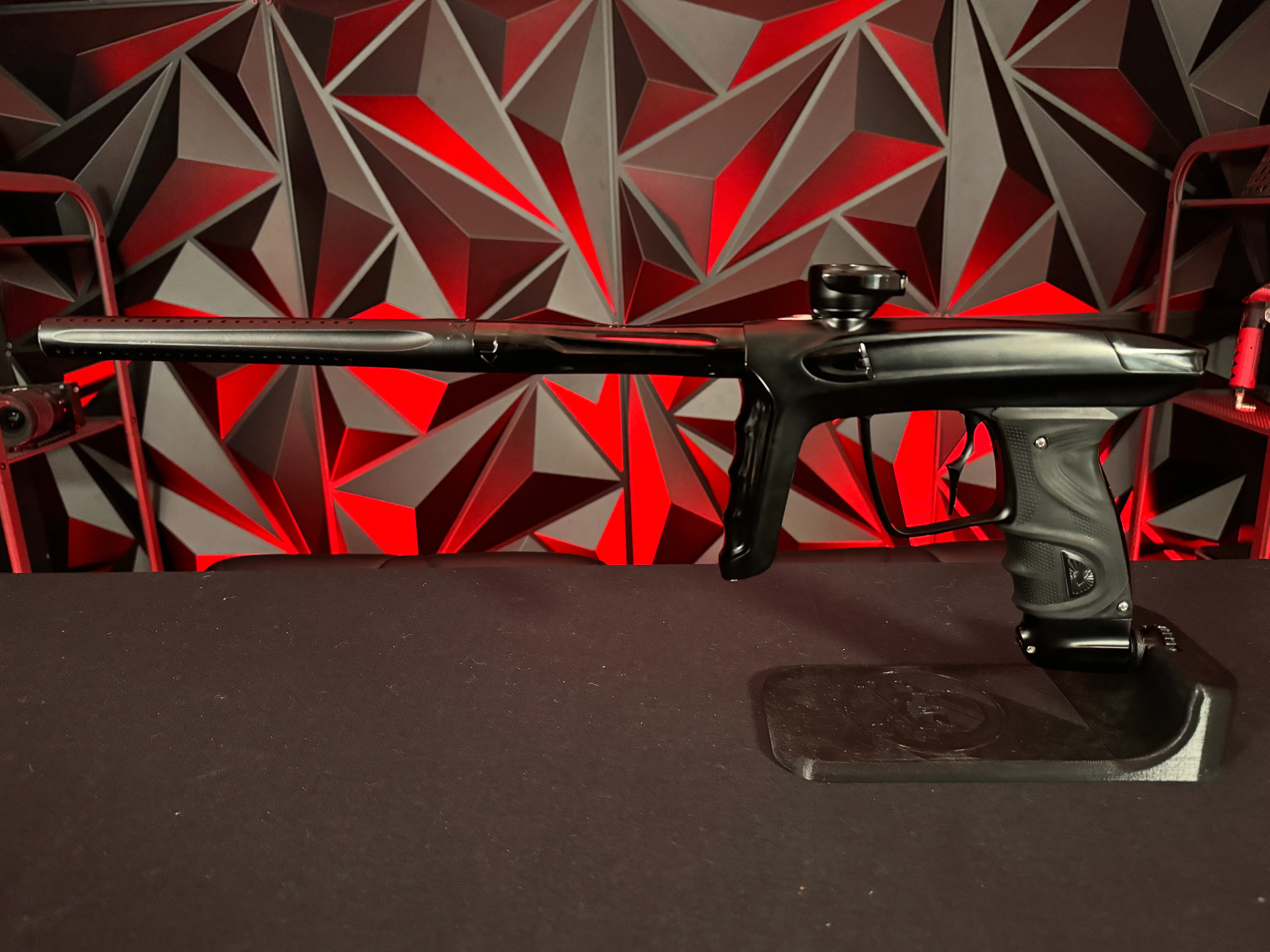 Used DLX TM40 Paintball Gun - Dust Black/Polished Black w/ Infamous Deuce Trigger - Image 6