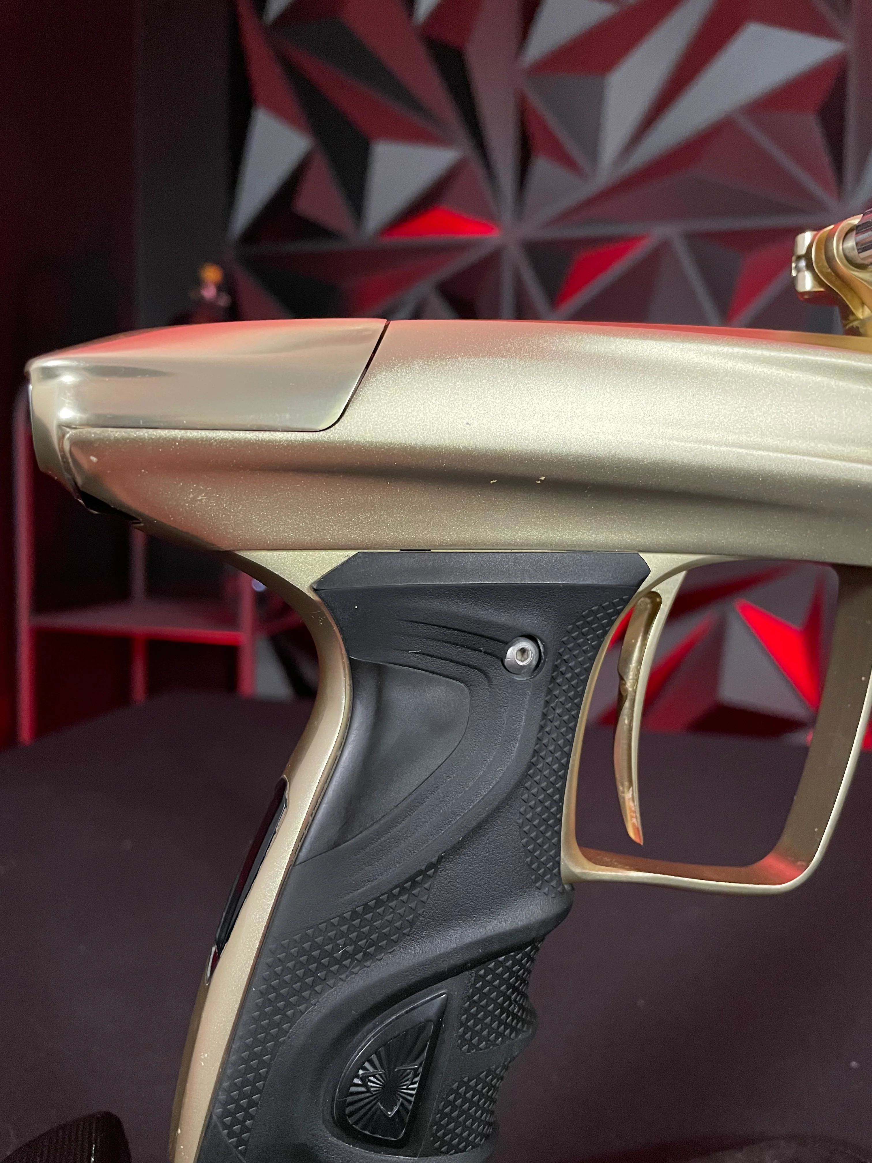 Used DLX TM40 Paintball Gun - Dust Gold/Polished Gold - Image 12