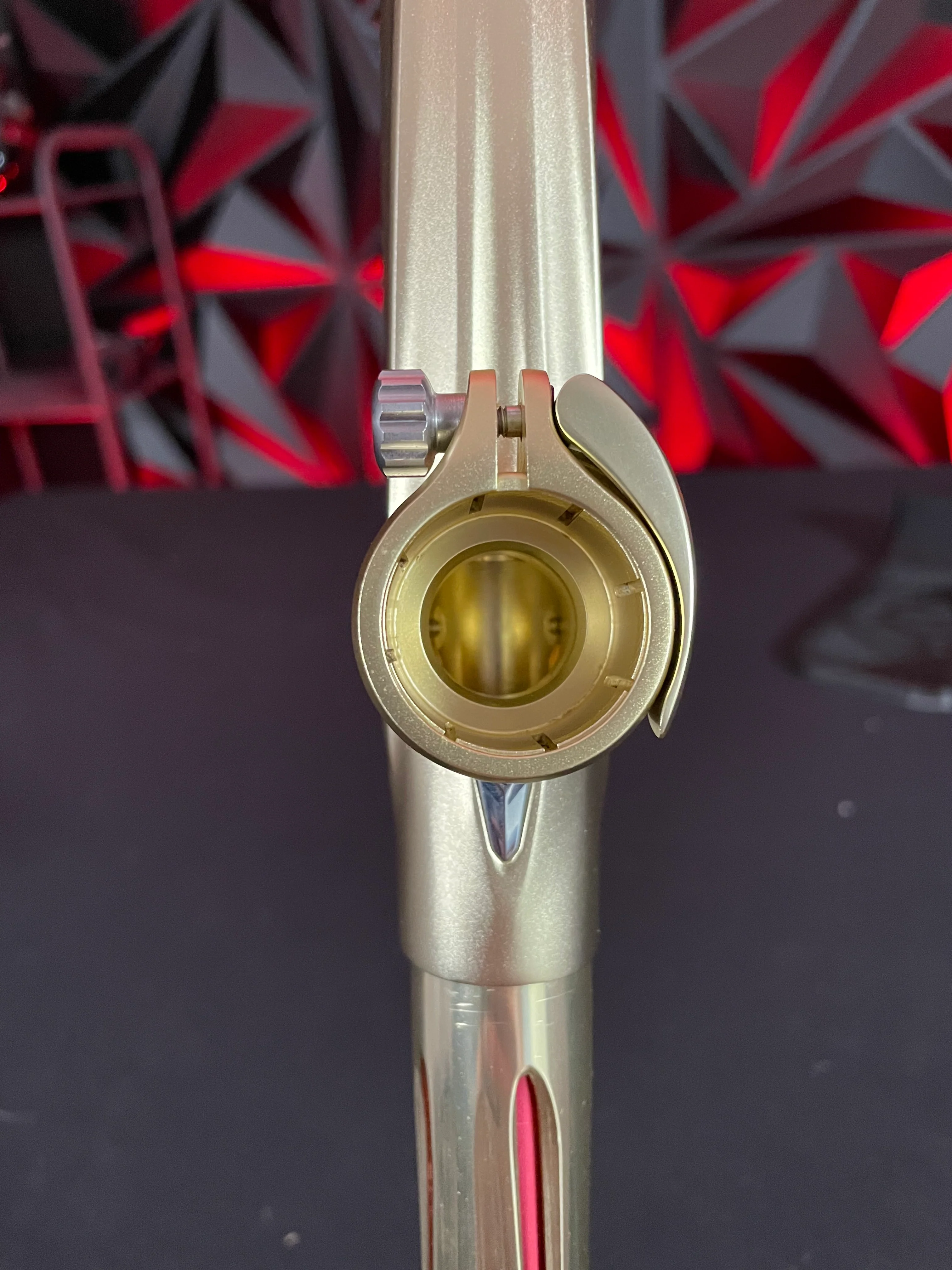 Used DLX TM40 Paintball Gun - Dust Gold/Polished Gold - Image 9