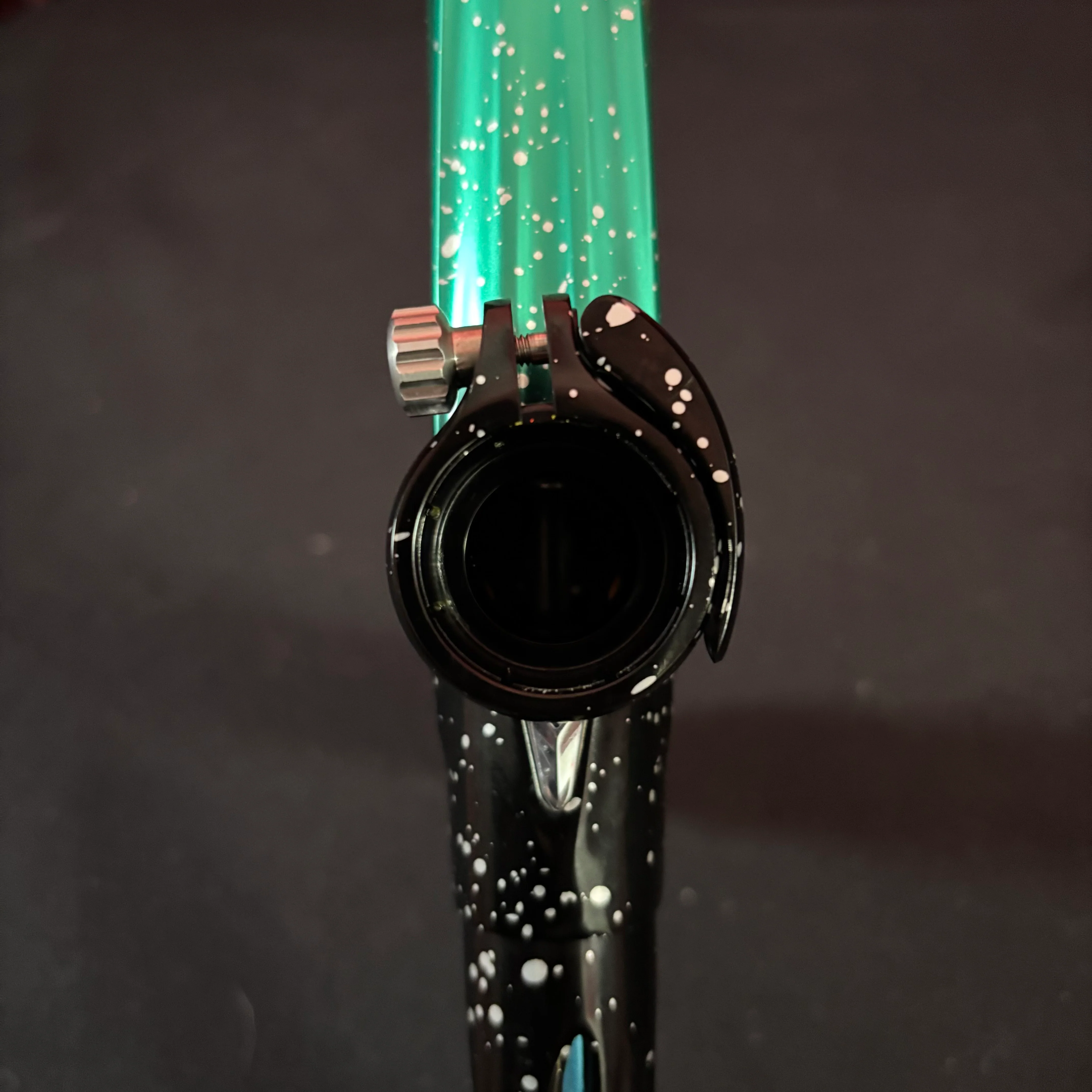 Used DLX TM40 Paintball Gun - LE Black/Seafoam Silver Speckle - Image 9