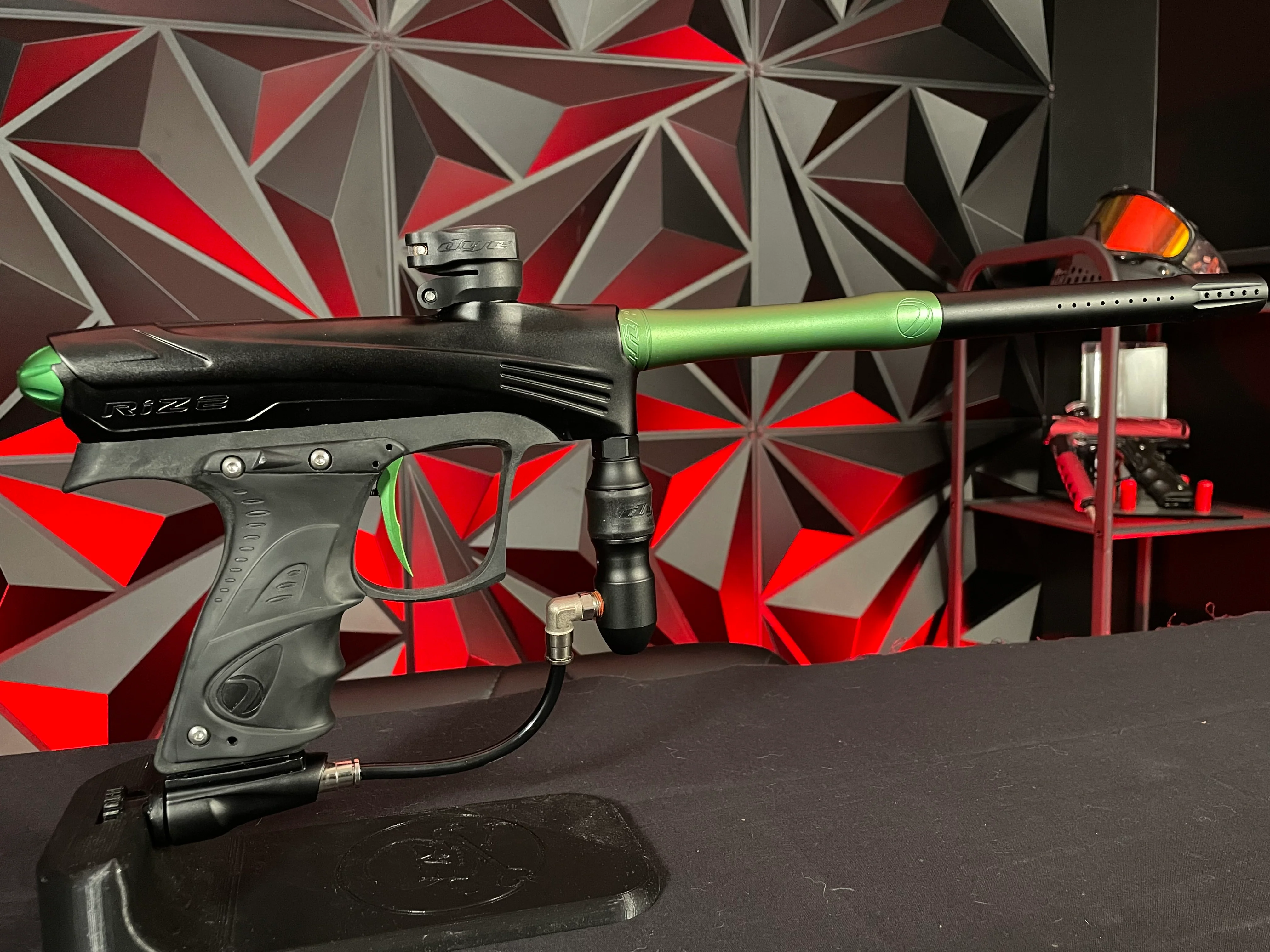 Used Dye CZR Paintball Marker- Black / Green