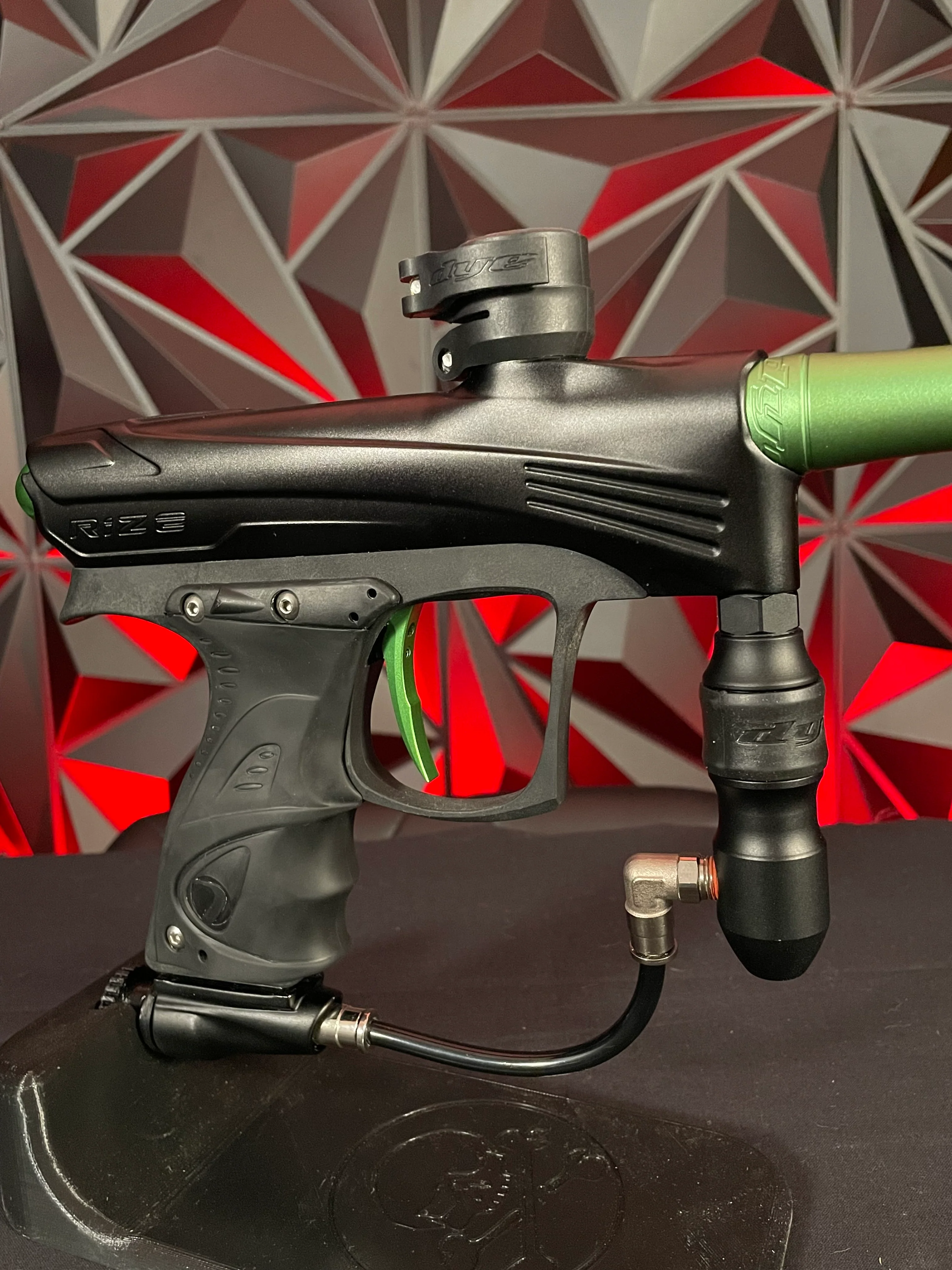 Used Dye CZR Paintball Marker- Black / Green - Image 2