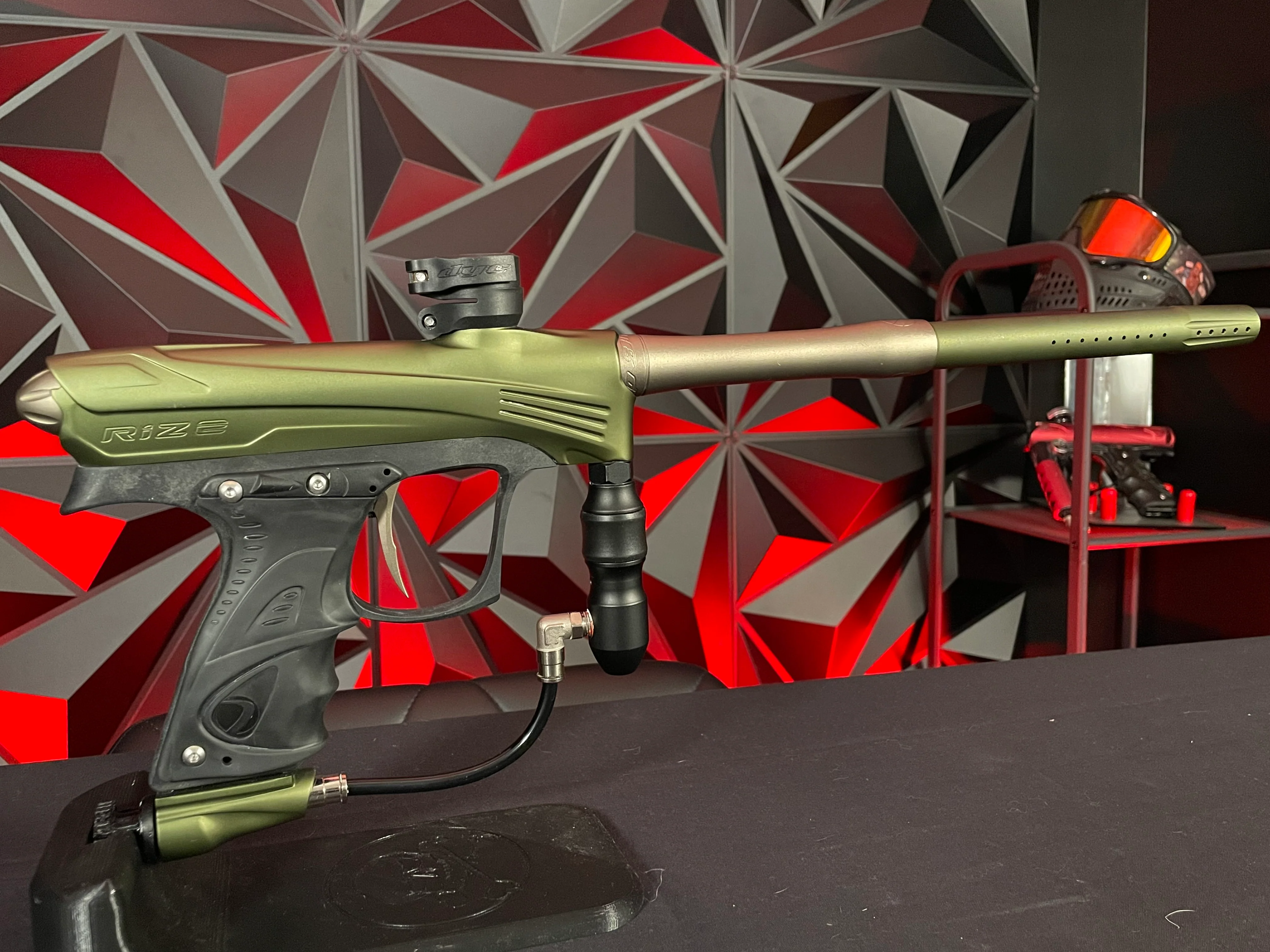 Used Dye CZR Paintball Marker- Olive/Tan - Image 5