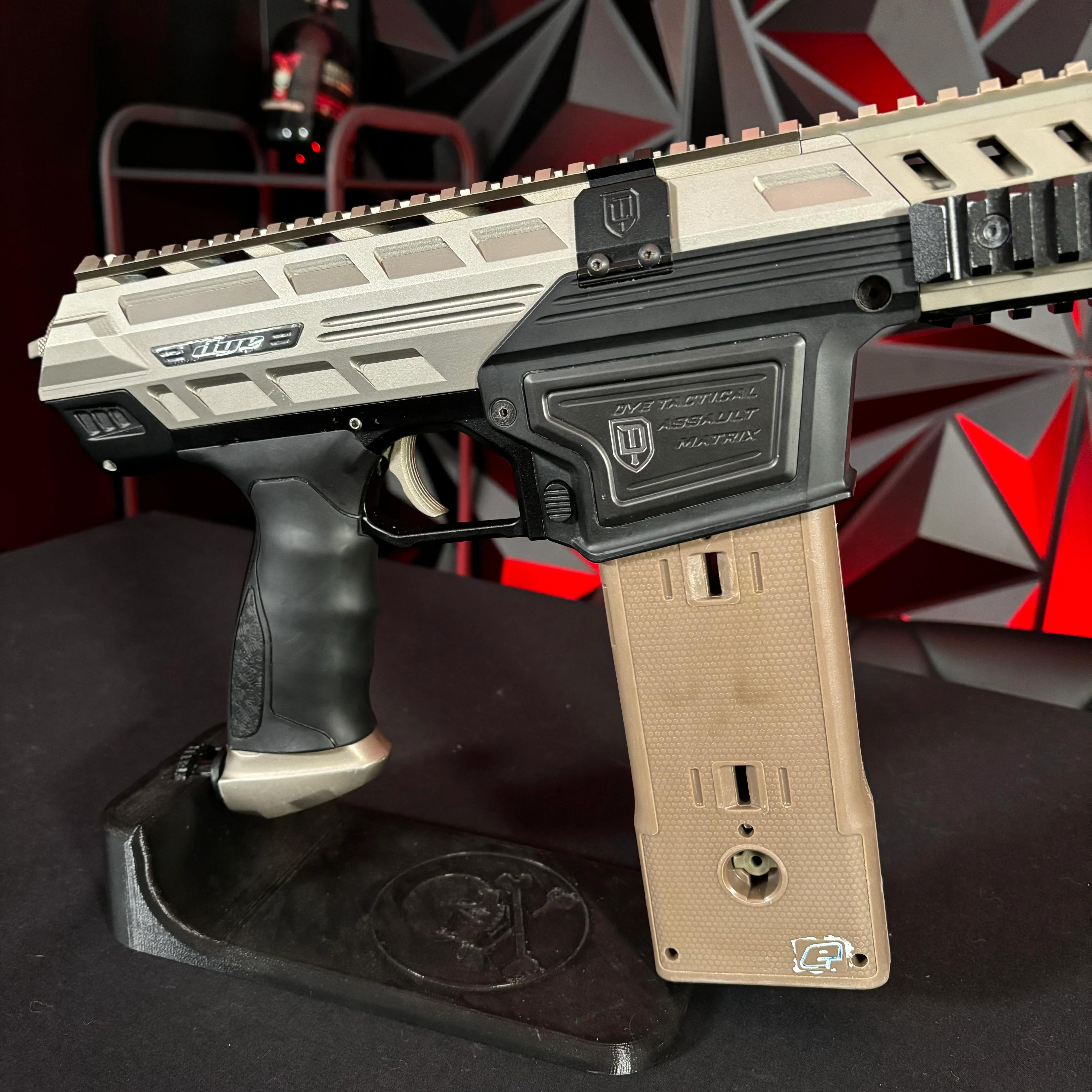 Used Dye DAM Paintball Marker- Tan/Black - Image 3