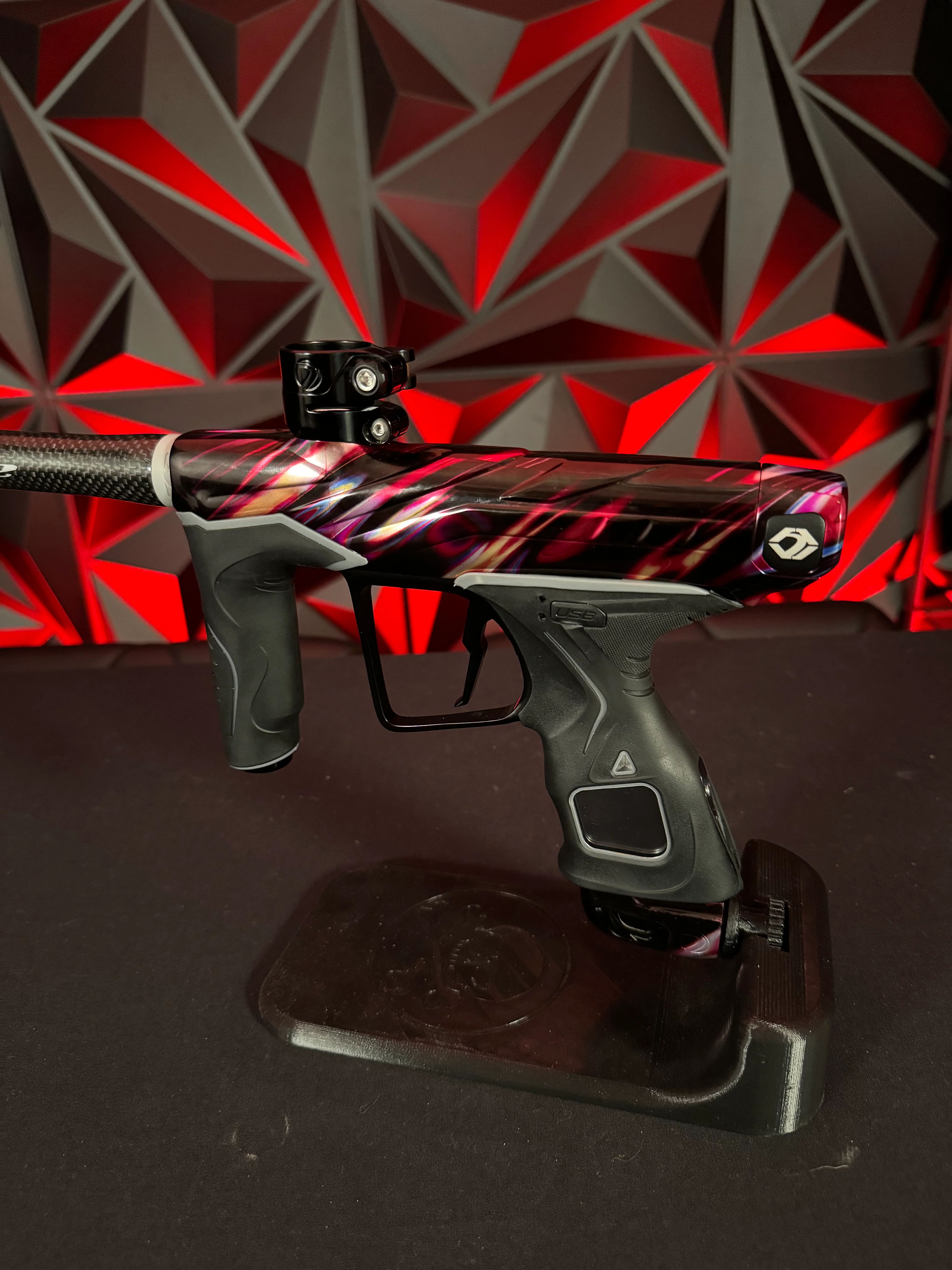 Used Dye DLS Paintball Marker - PGA Blurred w/ 3 CF-S Backs & V2 Bolt Upgrade - Image 2