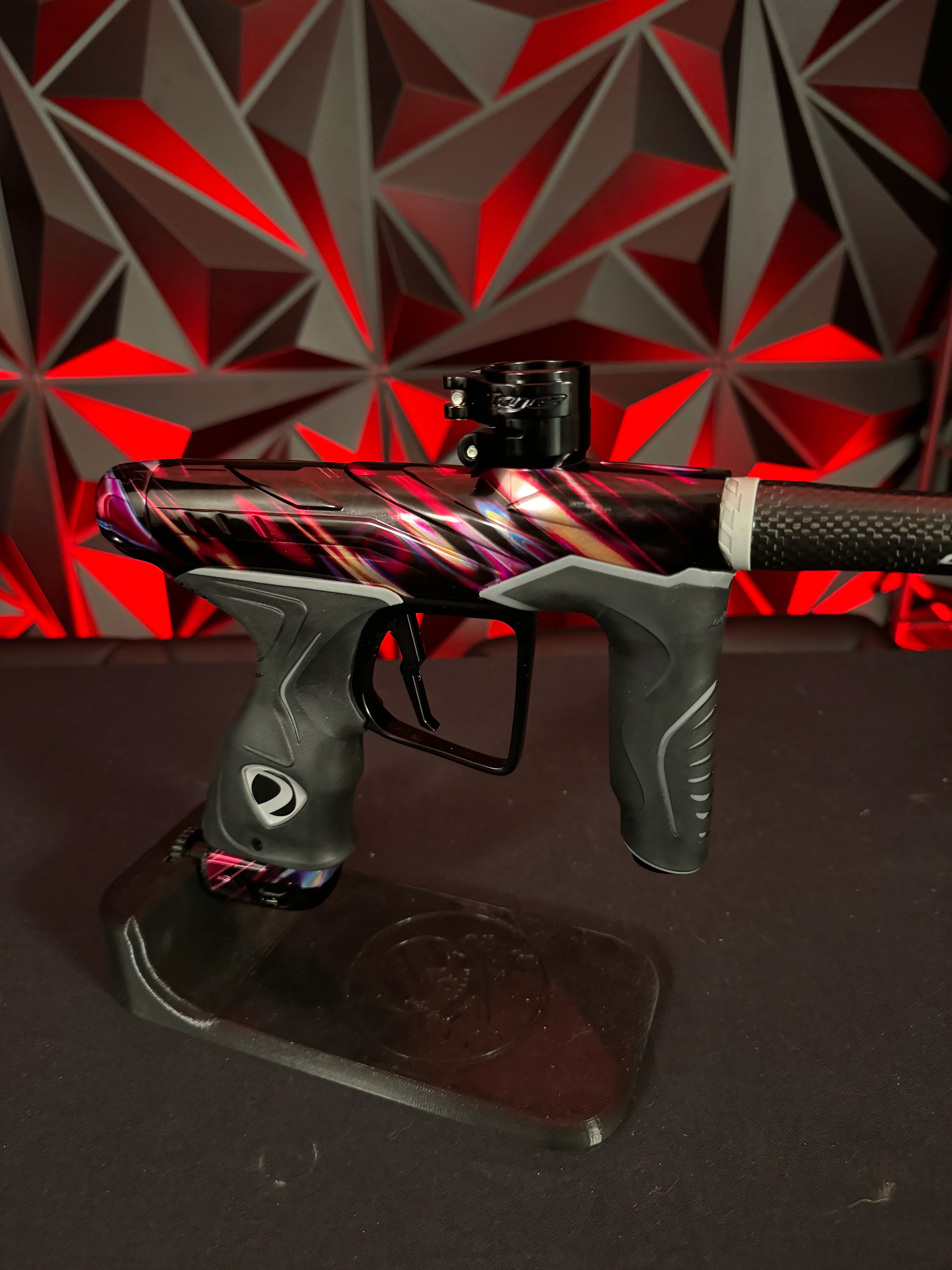 Used Dye DLS Paintball Marker - PGA Blurred w/ 3 CF-S Backs & V2 Bolt Upgrade - Image 3