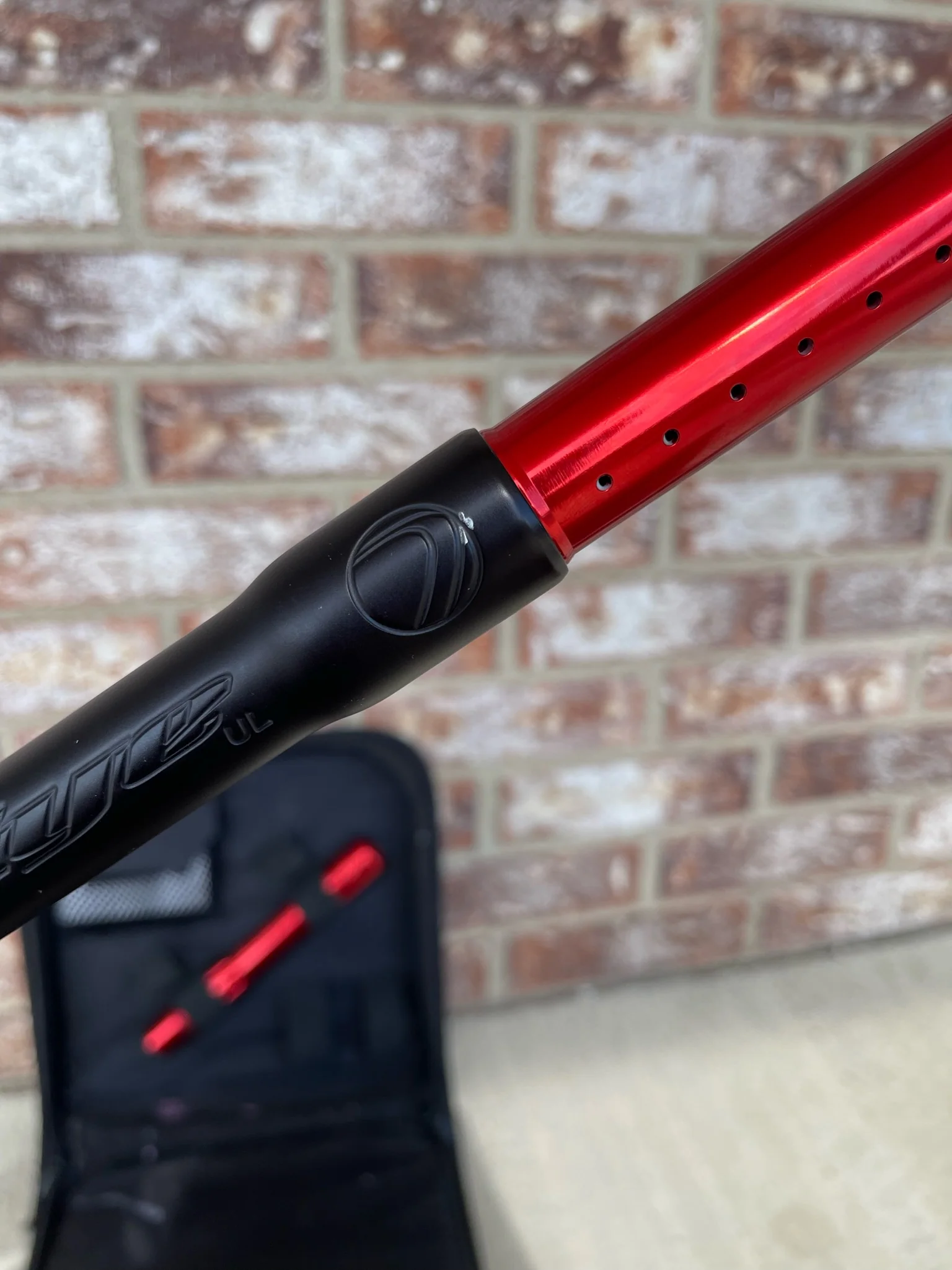 Used Dye DM15 Paintball Marker - Gloss Red w/ 2 UL Backs, Lockdown 2 Feedneck, SLAP ASA, Deuce Trigger - Image 13