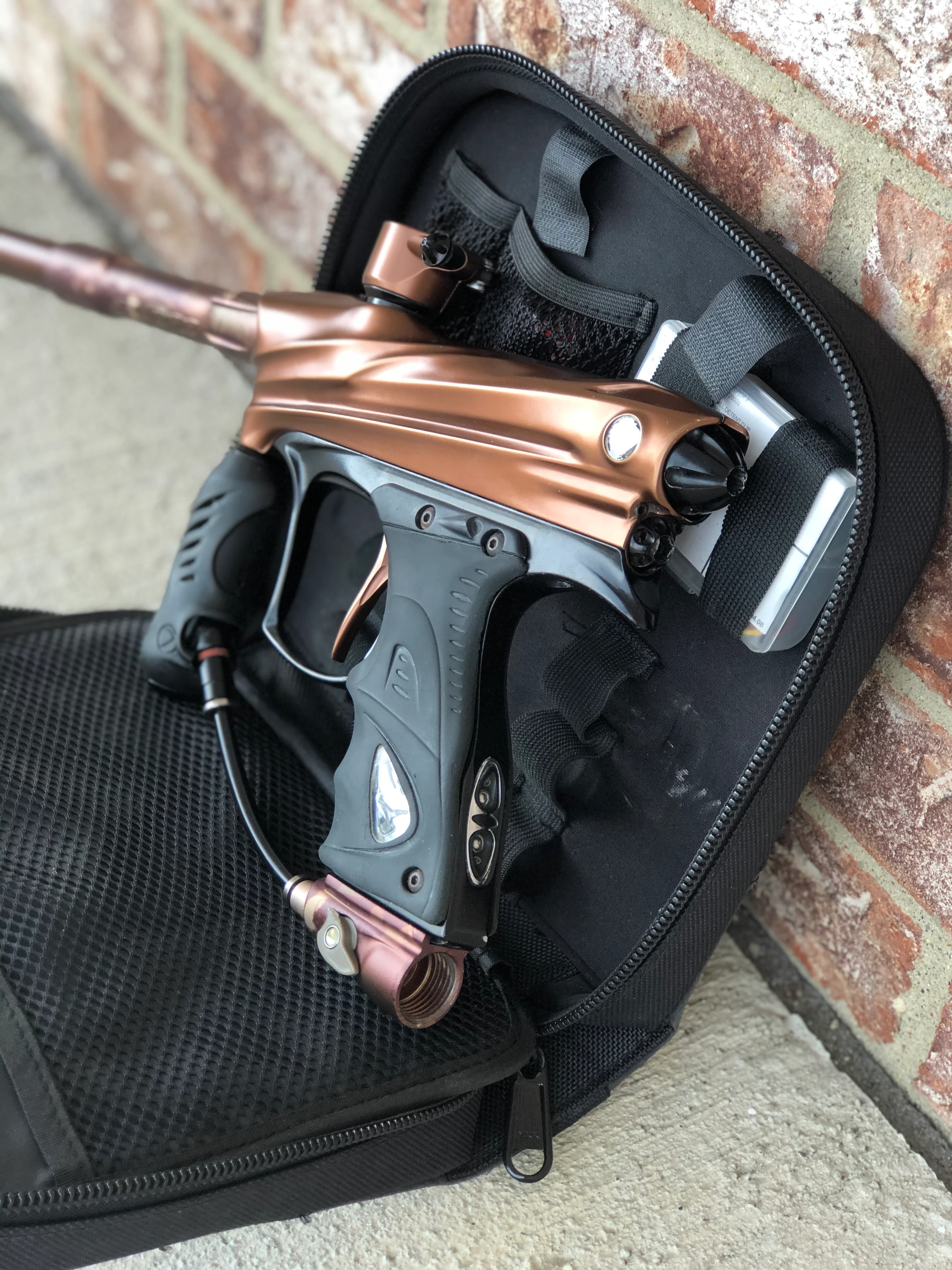 Used Dye DM9 Paintball Marker - Brown / Black - Image 2