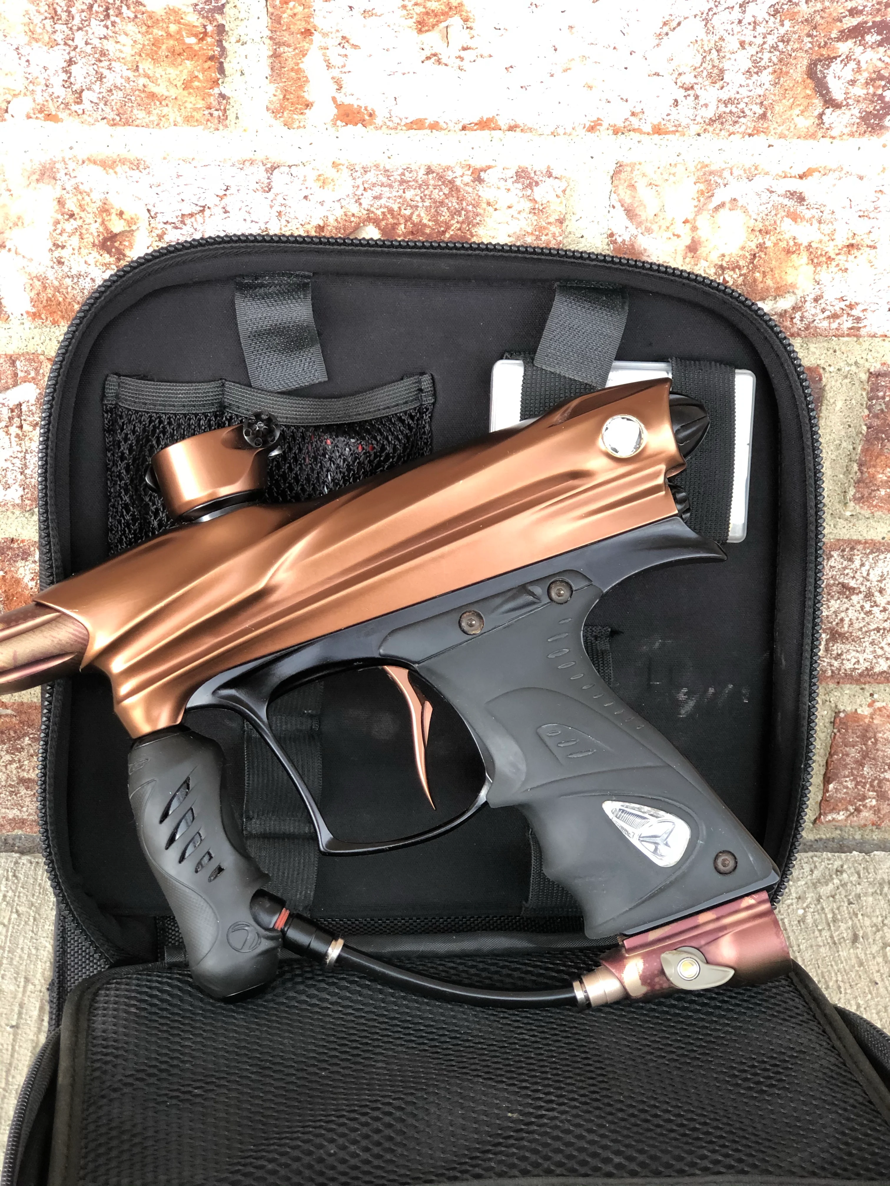 Used Dye DM9 Paintball Marker - Brown / Black - Image 3