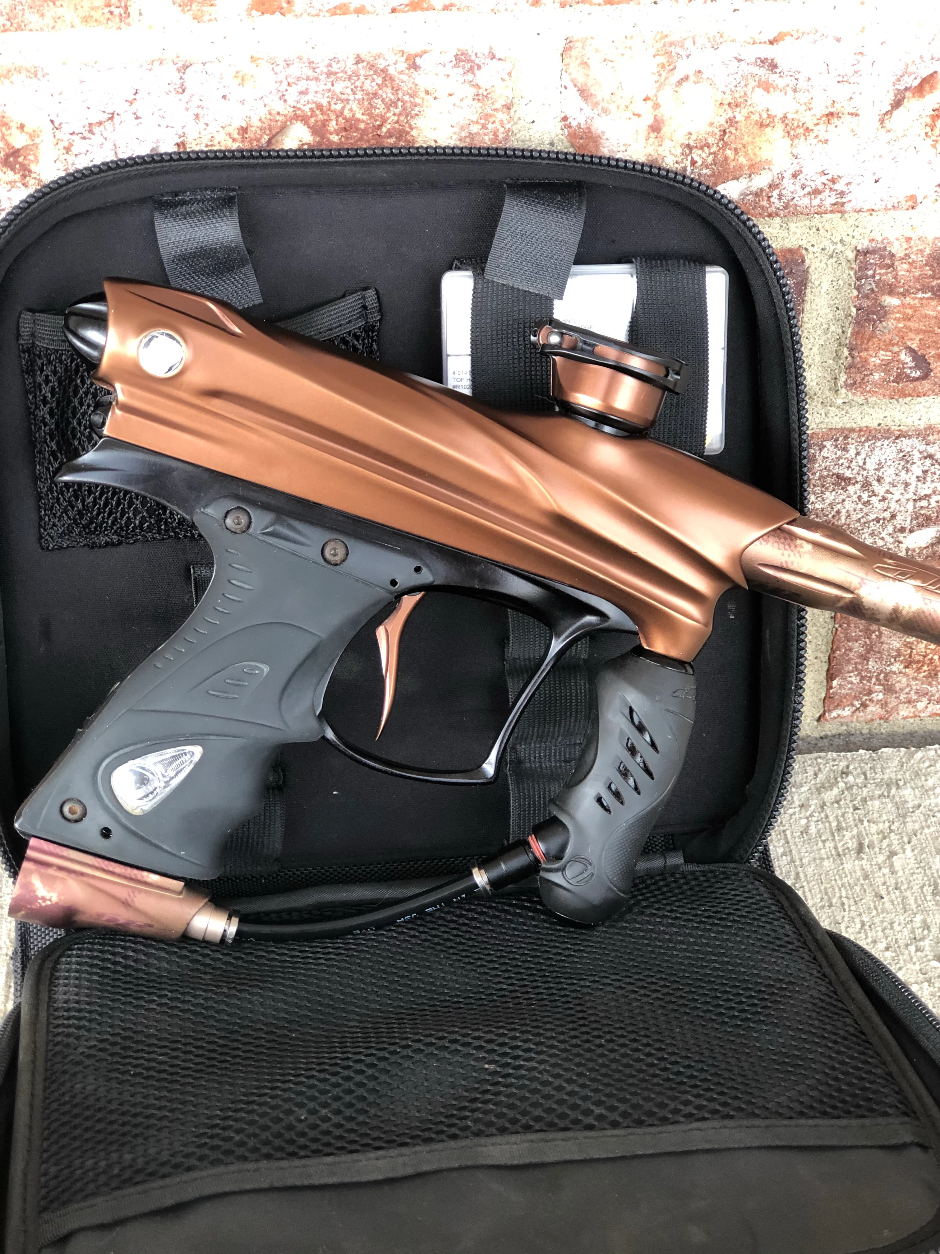Used Dye DM9 Paintball Marker - Brown / Black - Image 4