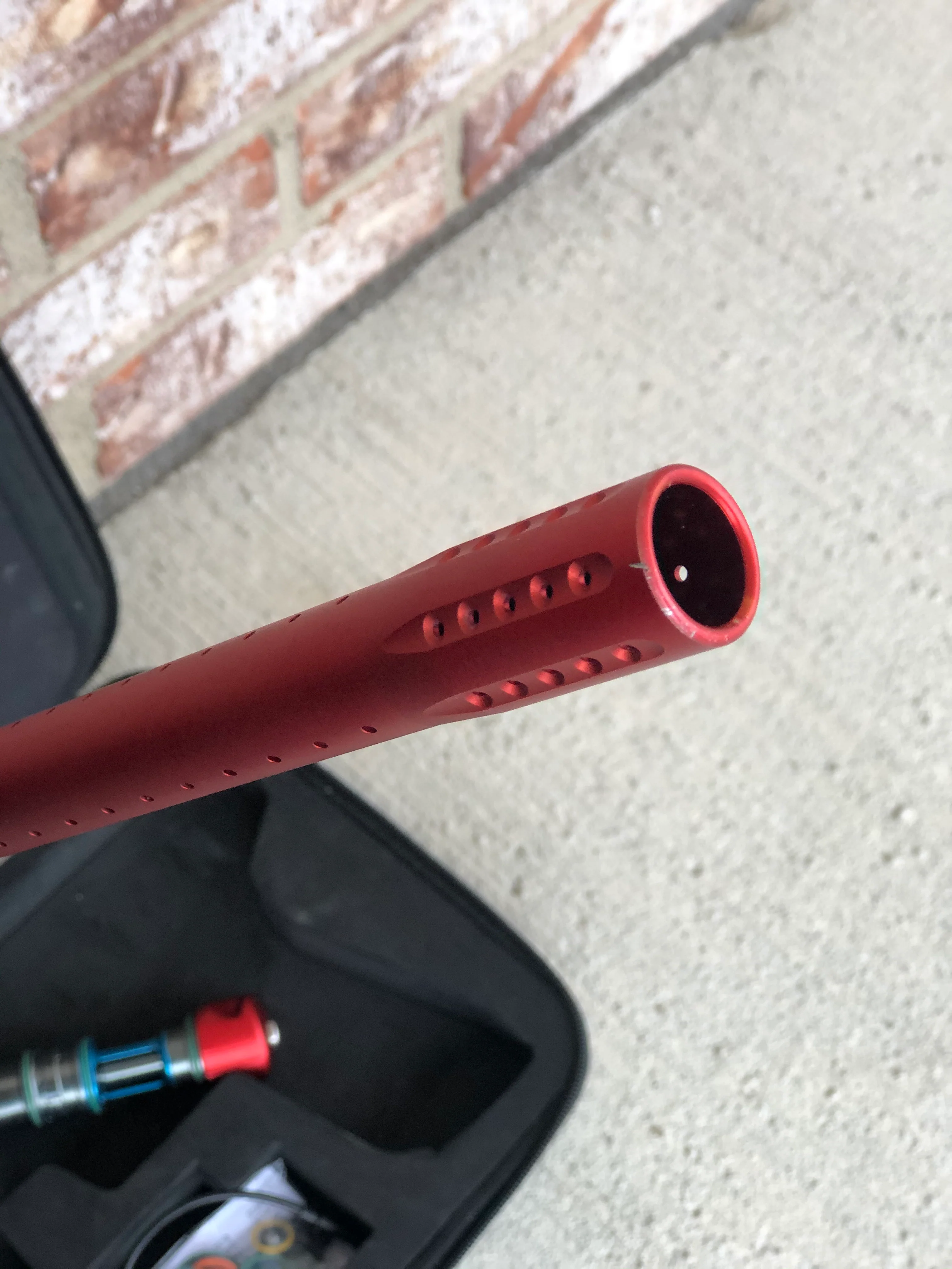 Used Dye DSR Paintball Gun - Blaze Red - Image 6