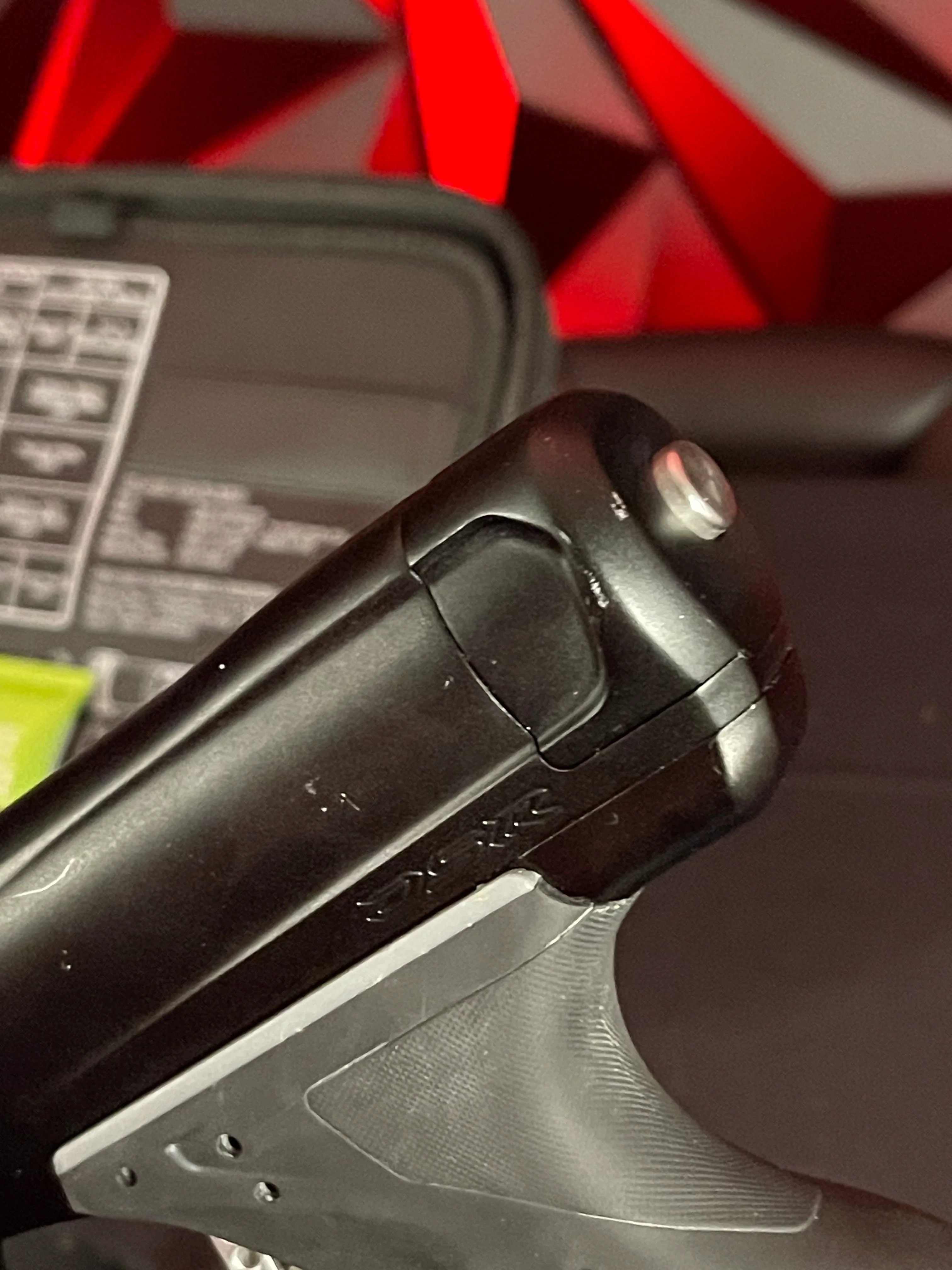 Used Dye DSR+ Paintball Gun - Dust Black w/ Silver ASA - Image 13