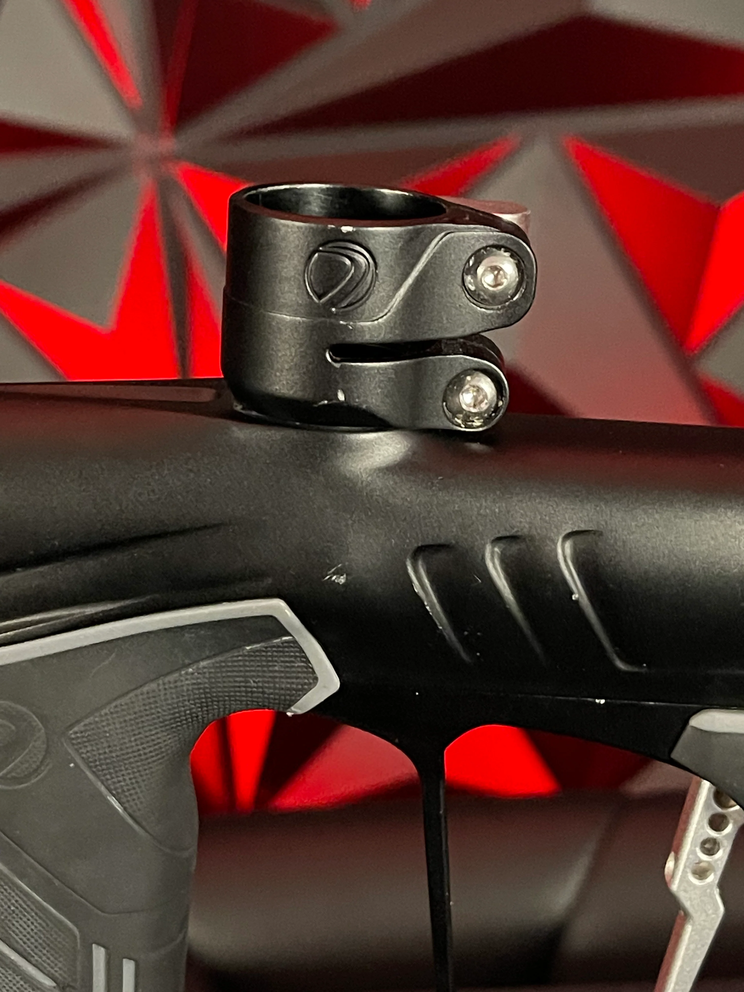Used Dye DSR+ Paintball Gun - Dust Black w/ Silver ASA - Image 9