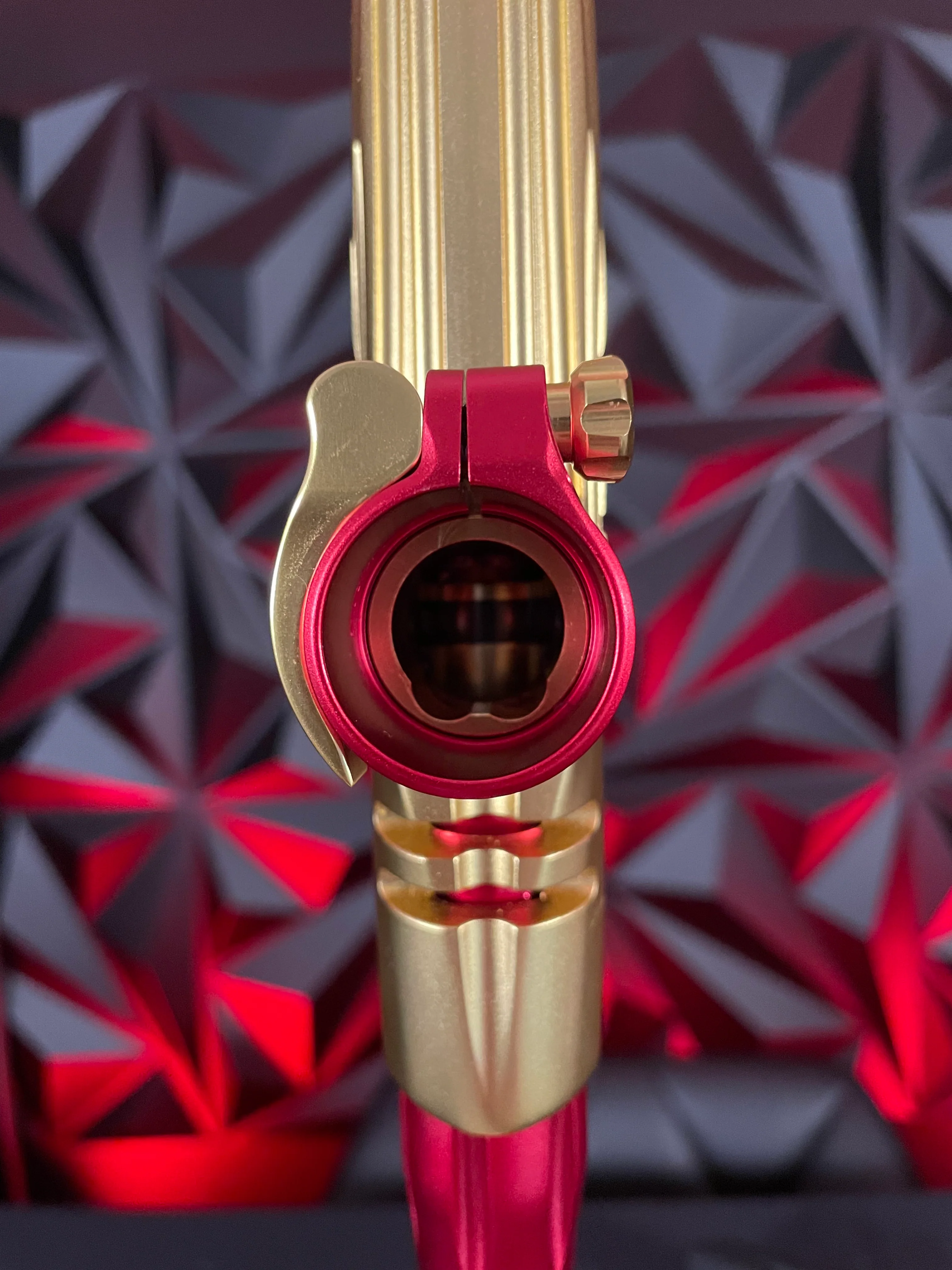 Used Dye DSR+ Paintball Gun - ICON Edition Gold/Red w/ IM Pro Kit - Image 8