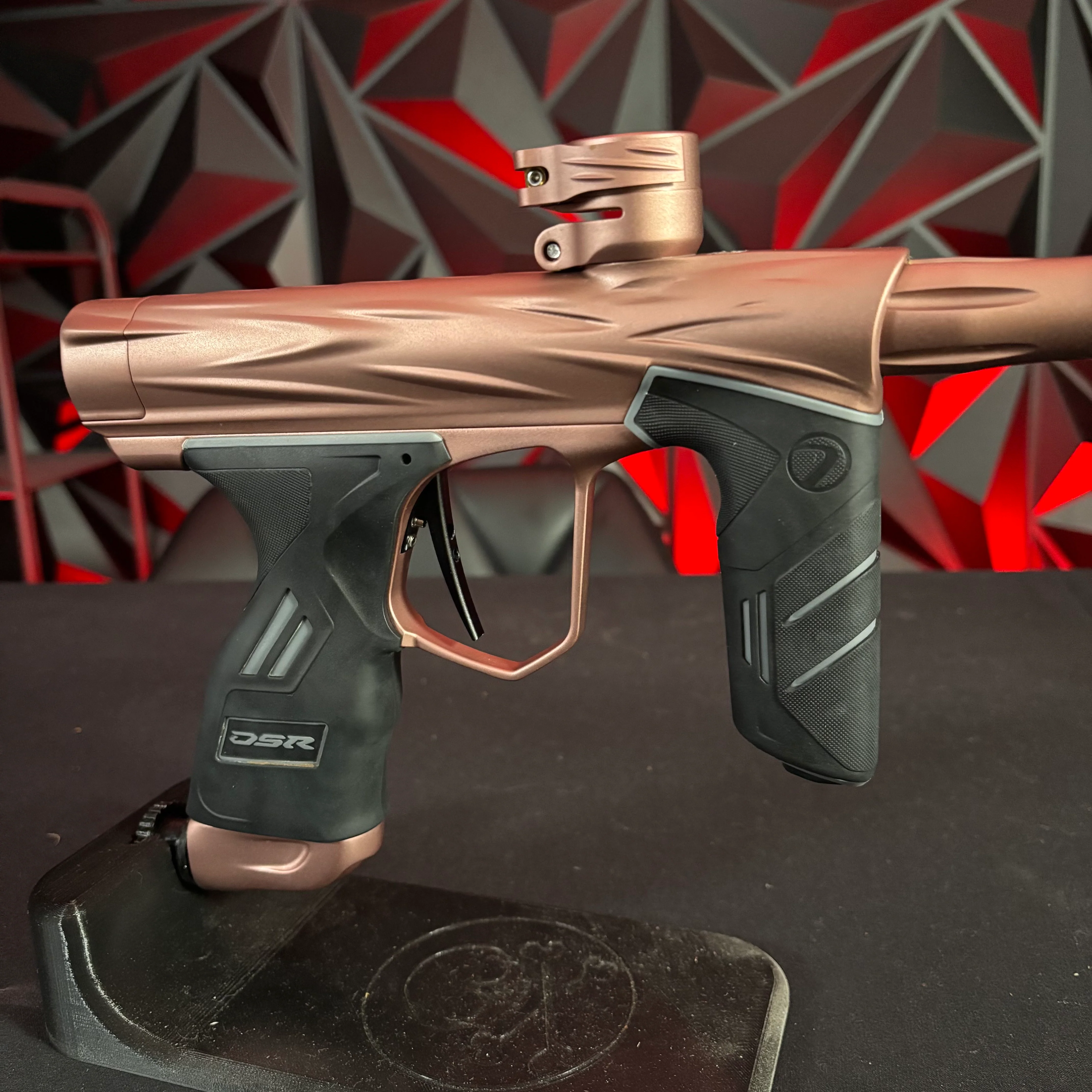 Used Dye Dark DSR+ Paintball Gun - Dust Bronze w/ Method Bolt - Image 3