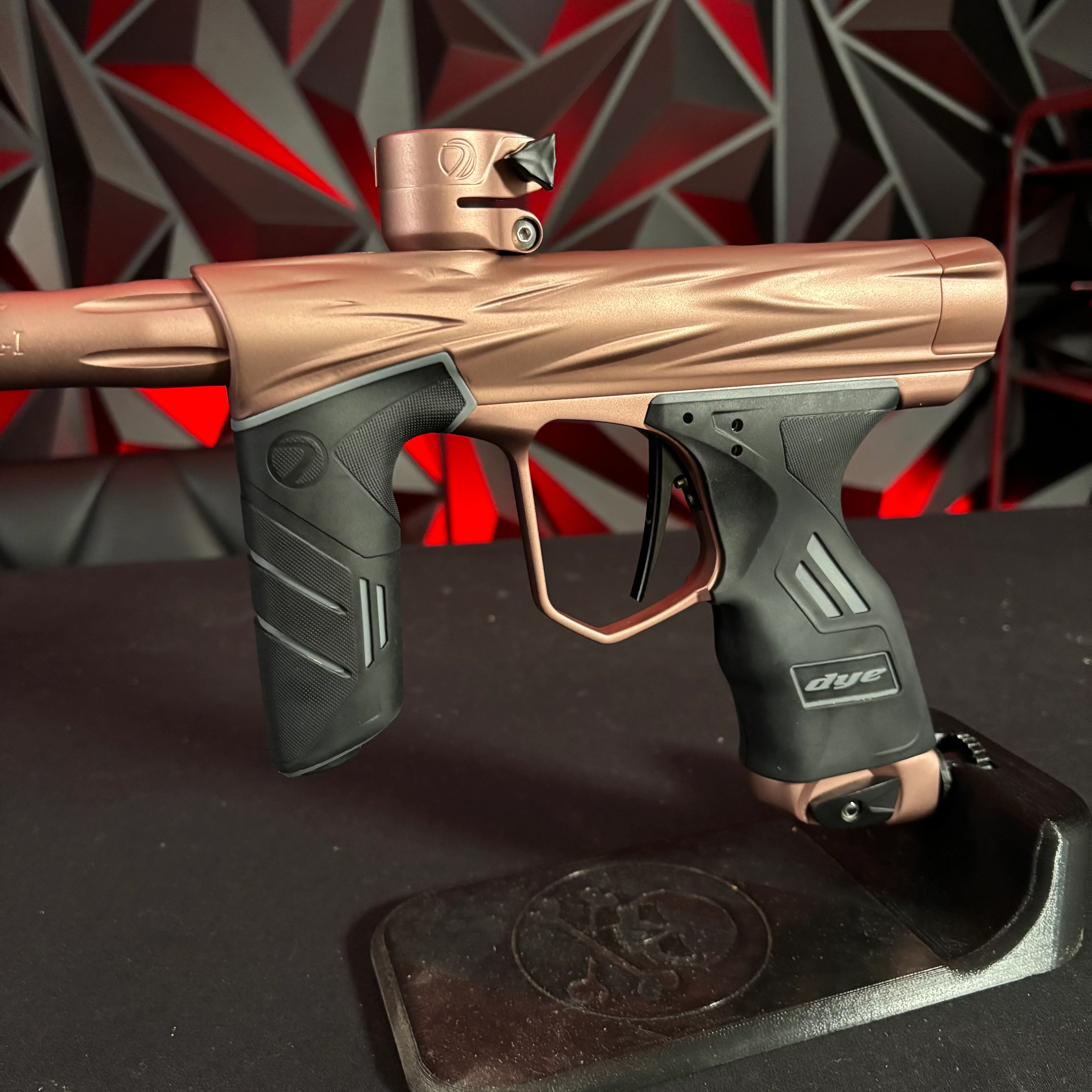Used Dye Dark DSR+ Paintball Gun - Dust Bronze w/ Method Bolt - Image 5