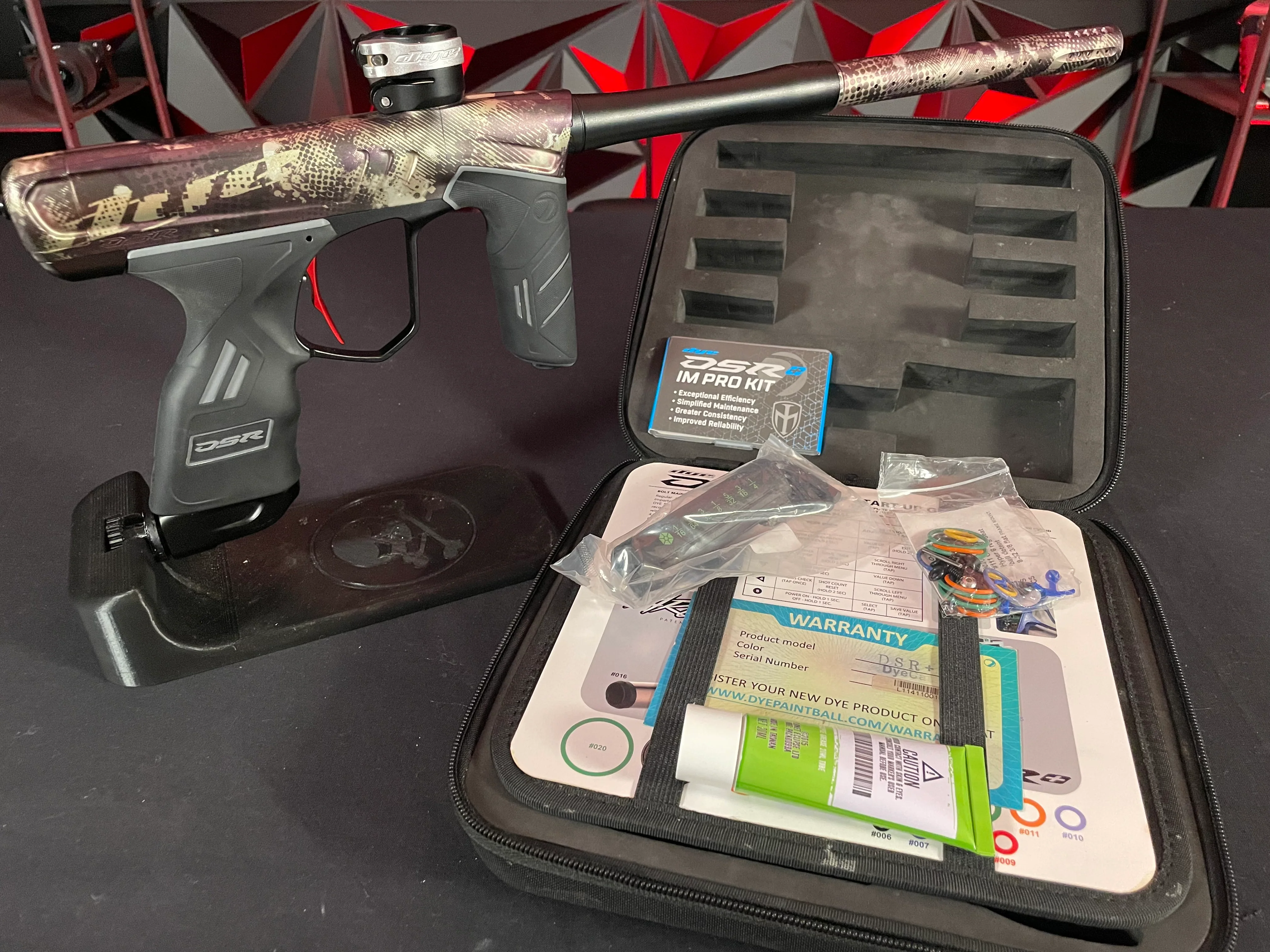Used Dye DSR+ Paintball Gun - PGA Dyecam w/ IMPro Kit - Image 7