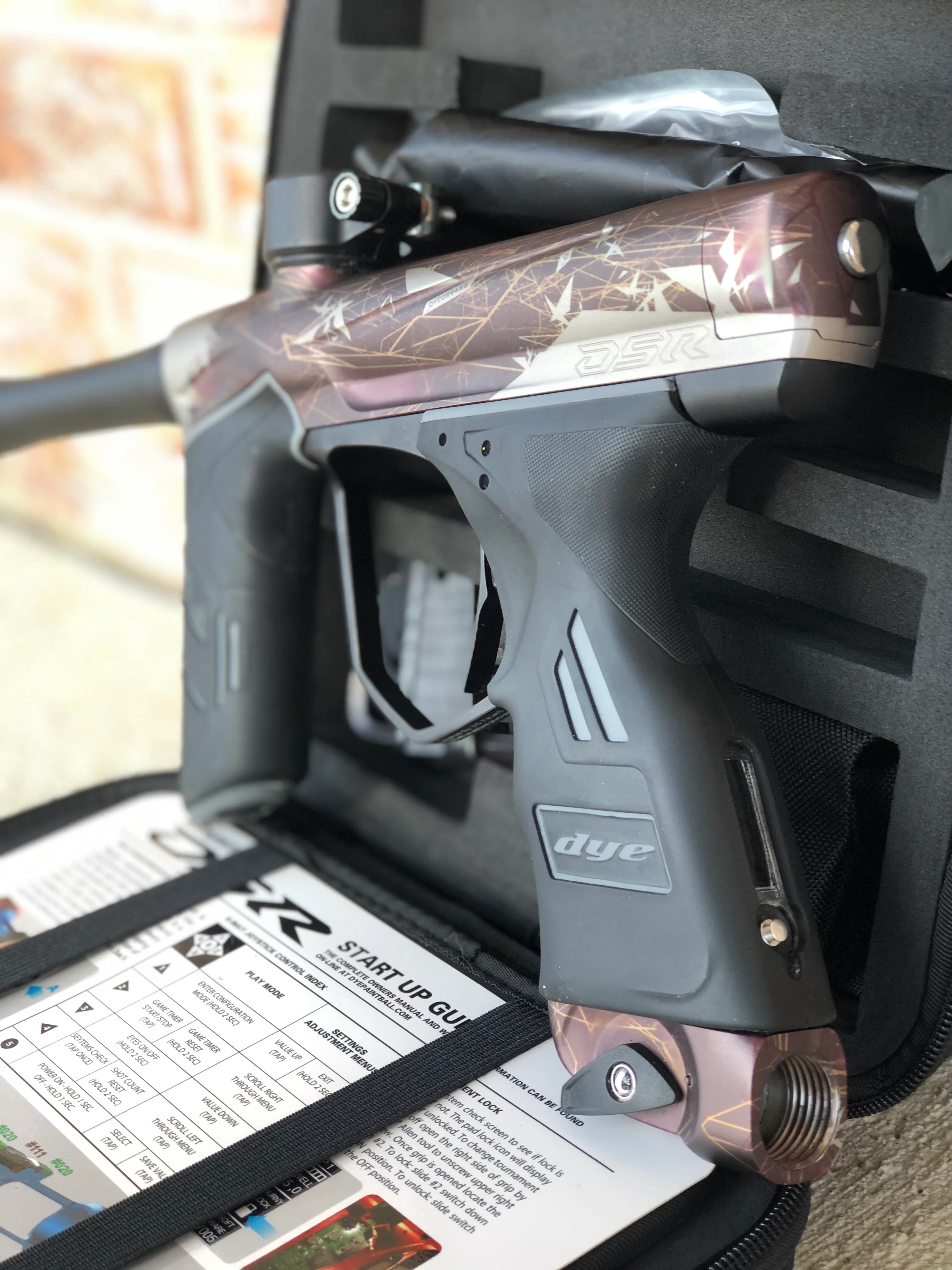 Used Dye DSR Paintball Gun - PGA Kinetic Bucs - Image 3