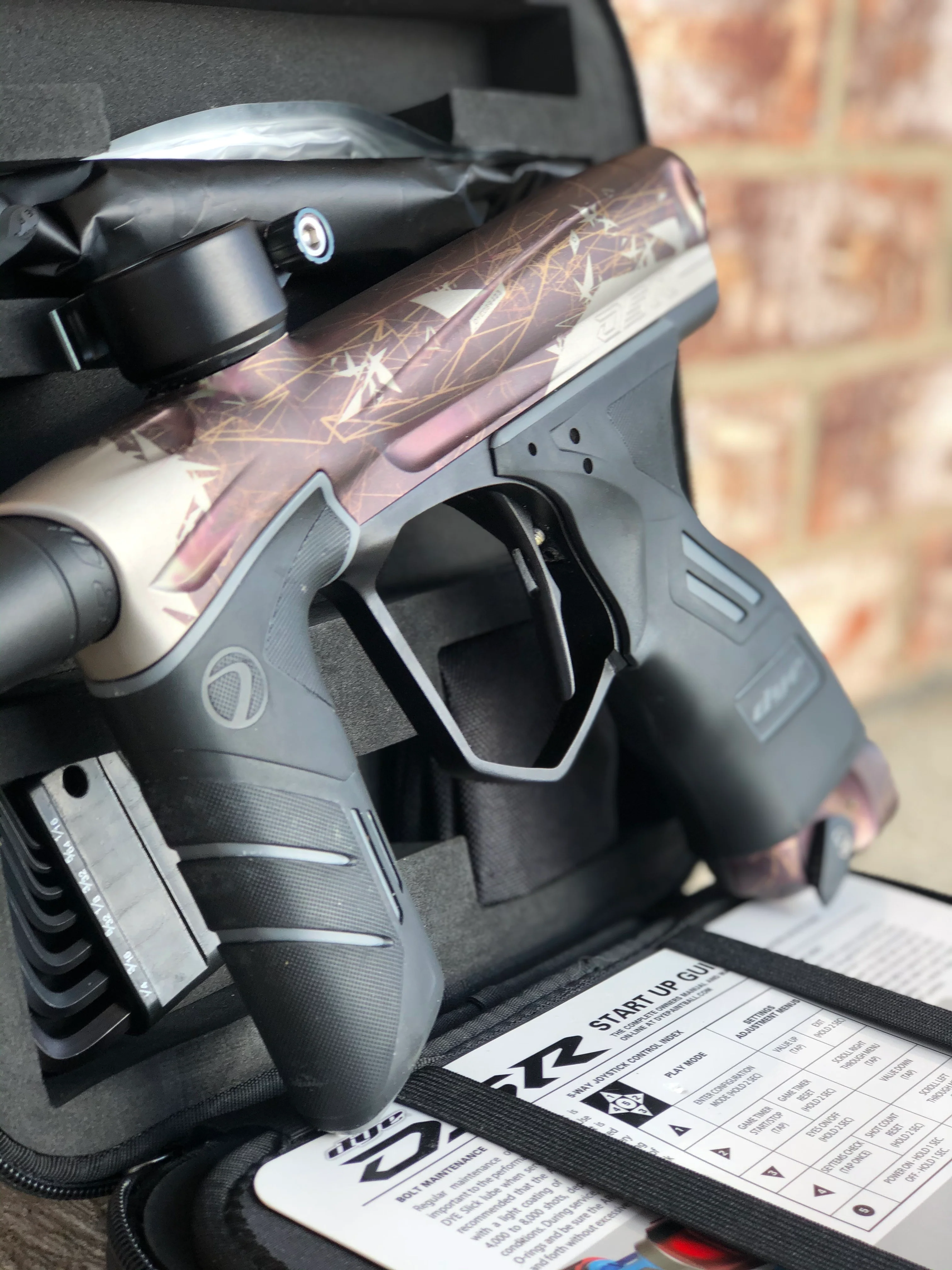 Used Dye DSR Paintball Gun - PGA Kinetic Bucs - Image 4