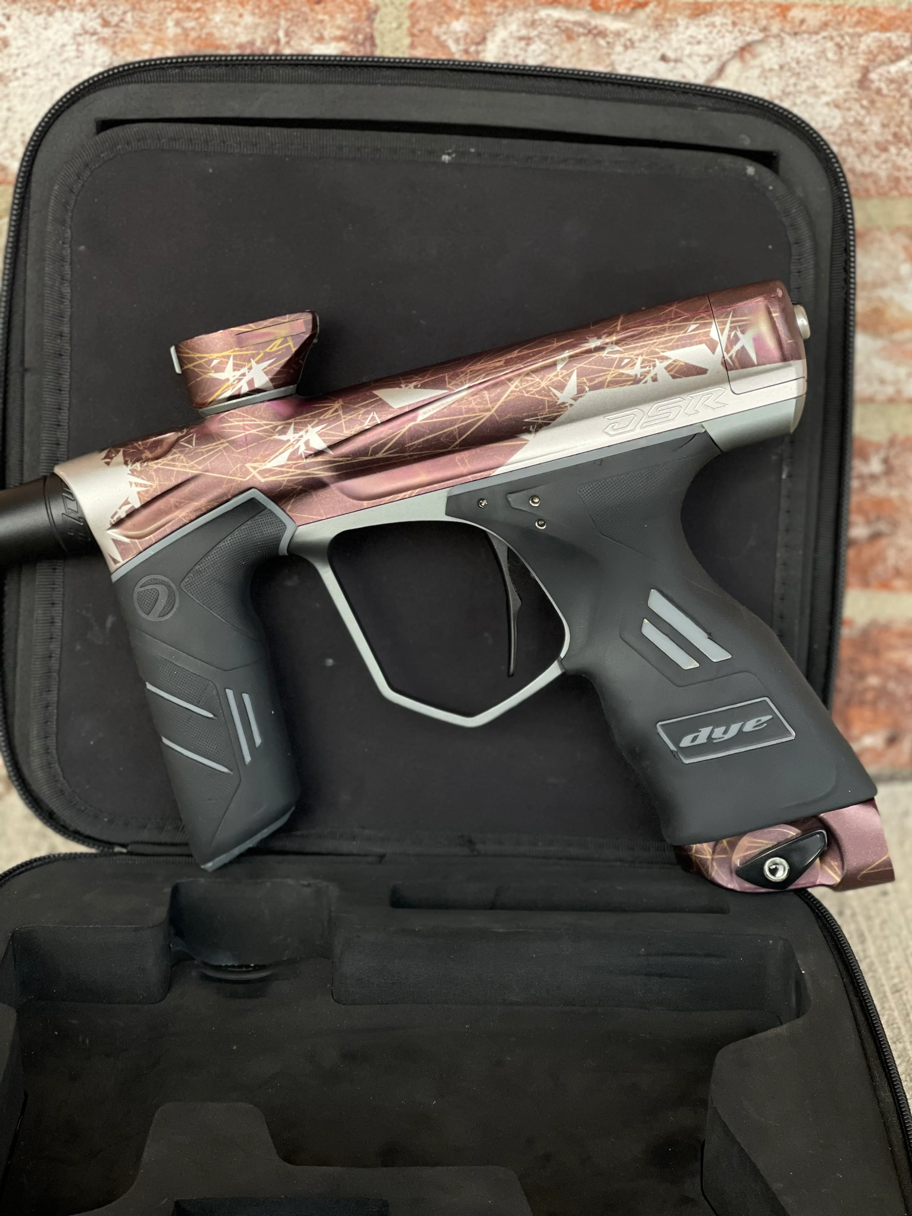 Used Dye DSR Paintball Gun - PGA Kinetic Bucs with Flex Face Can, Flex Face Bolt, & Nasa Bolt - Image 6
