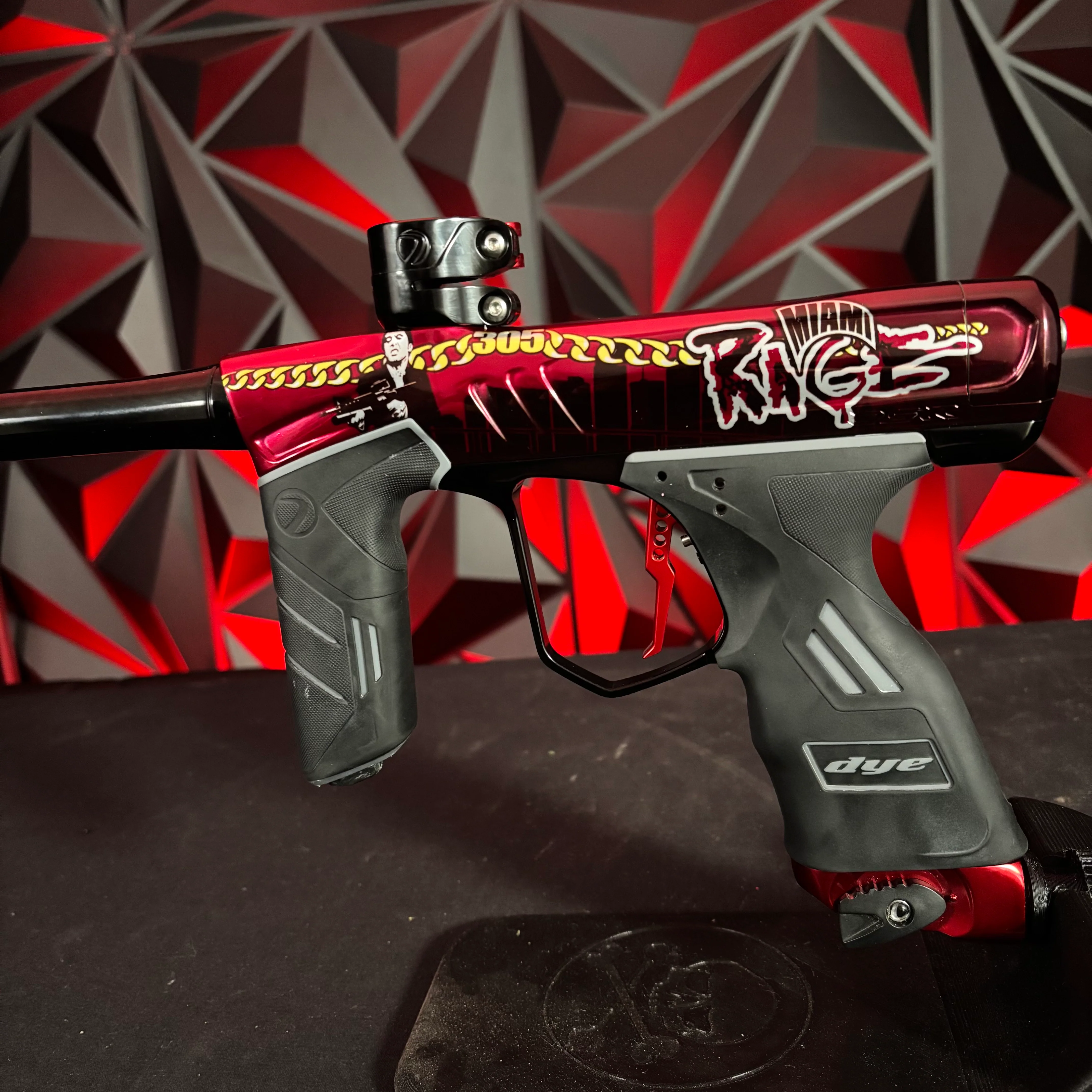 Used Dye DSR+ Paintball Gun - PGA Miami RAGE - Image 3