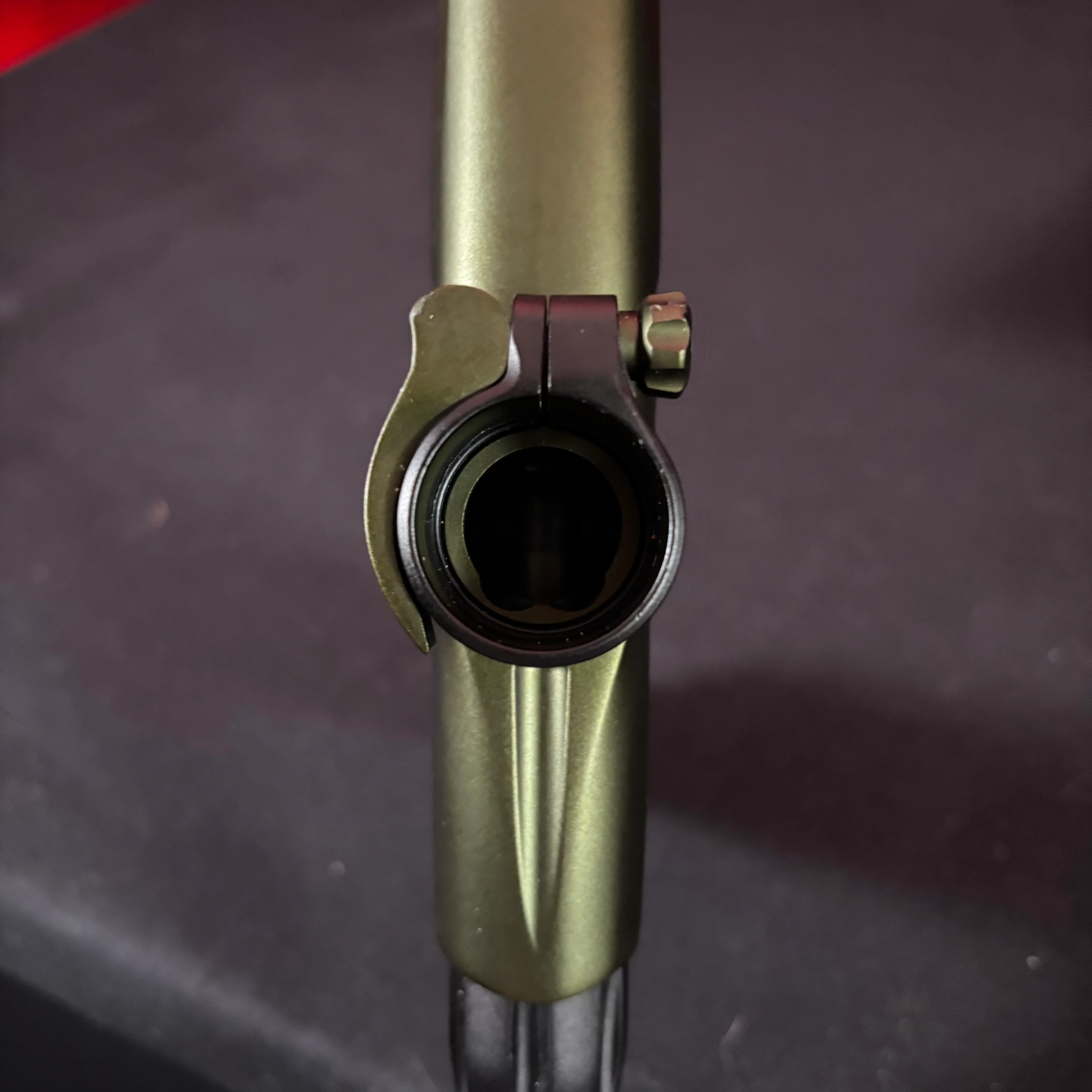 Used Dye DSR+ Paintball Gun - Olive/Black - IM Pro Kit (Installed) - Image 9