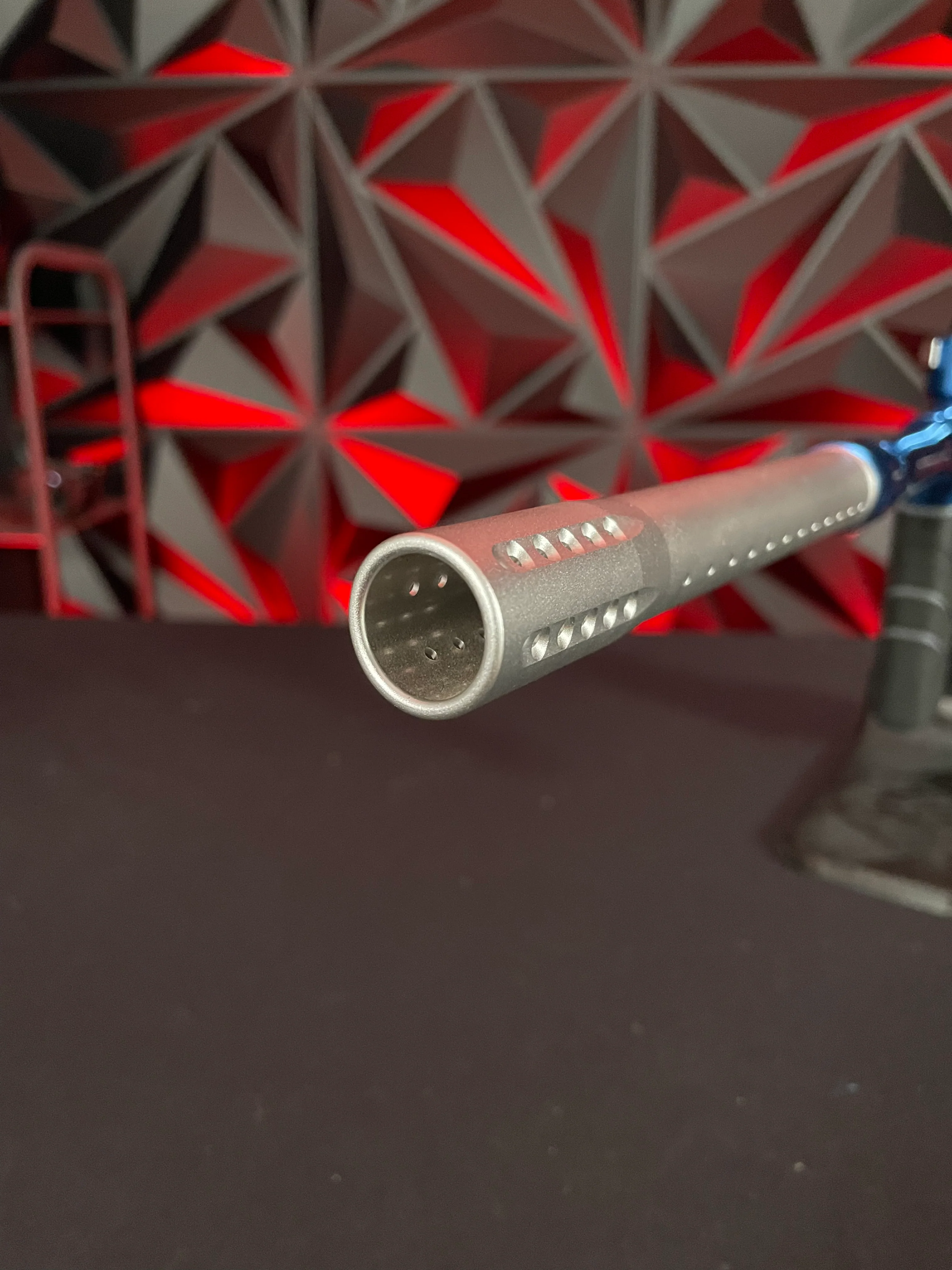 Used Dye DSR+ Paintball Gun - Polished Blue/Dust Silver - Image 10