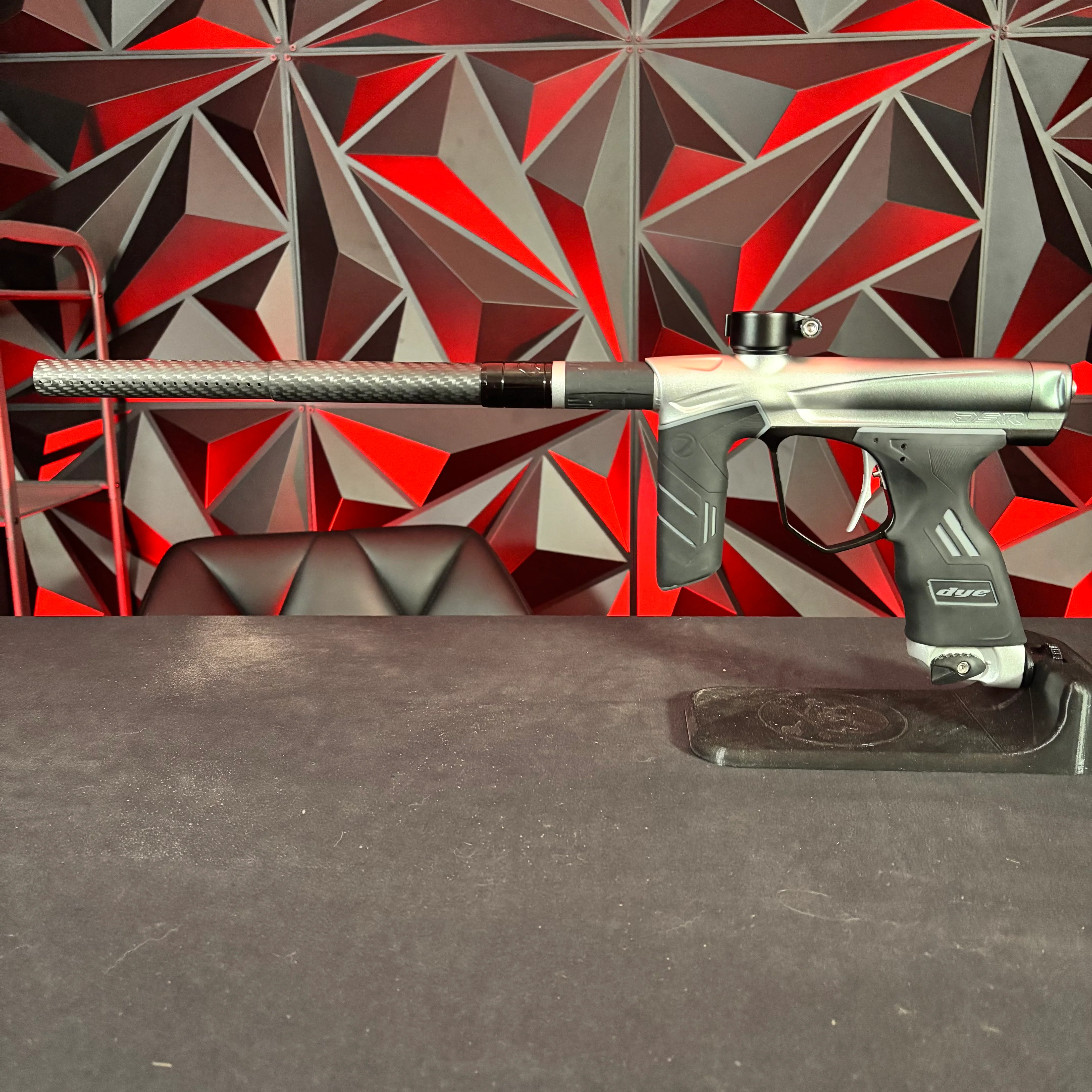 Used Dye DSR Paintball Gun - Pewter to Silver fade - Image 7