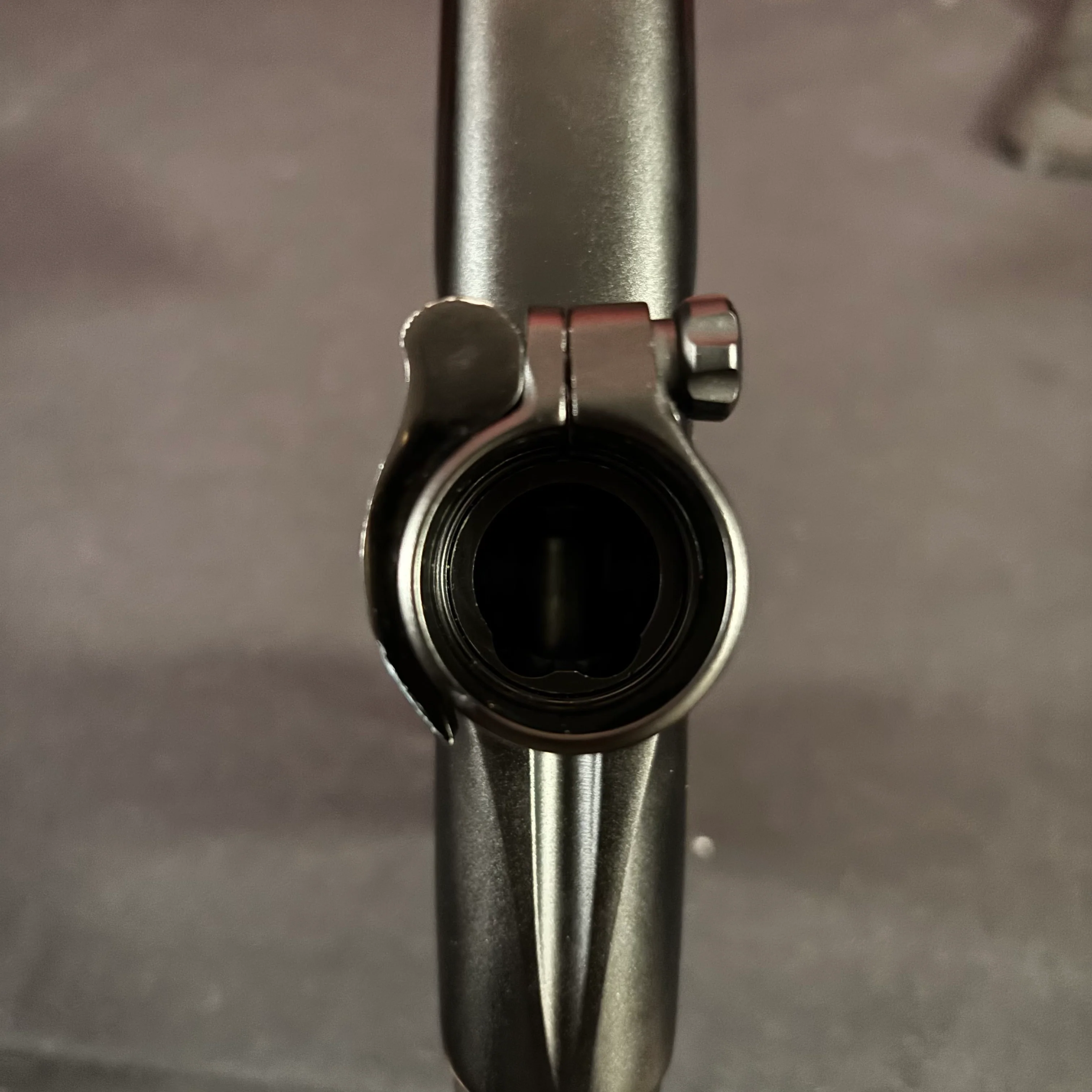Used Dye DSR+ Paintball Gun - Silver Night (Part Swapped w/Black Barrel) w/ IM Pro Kit and Scythe Trigger and ASA slap 2 installed - Image 9