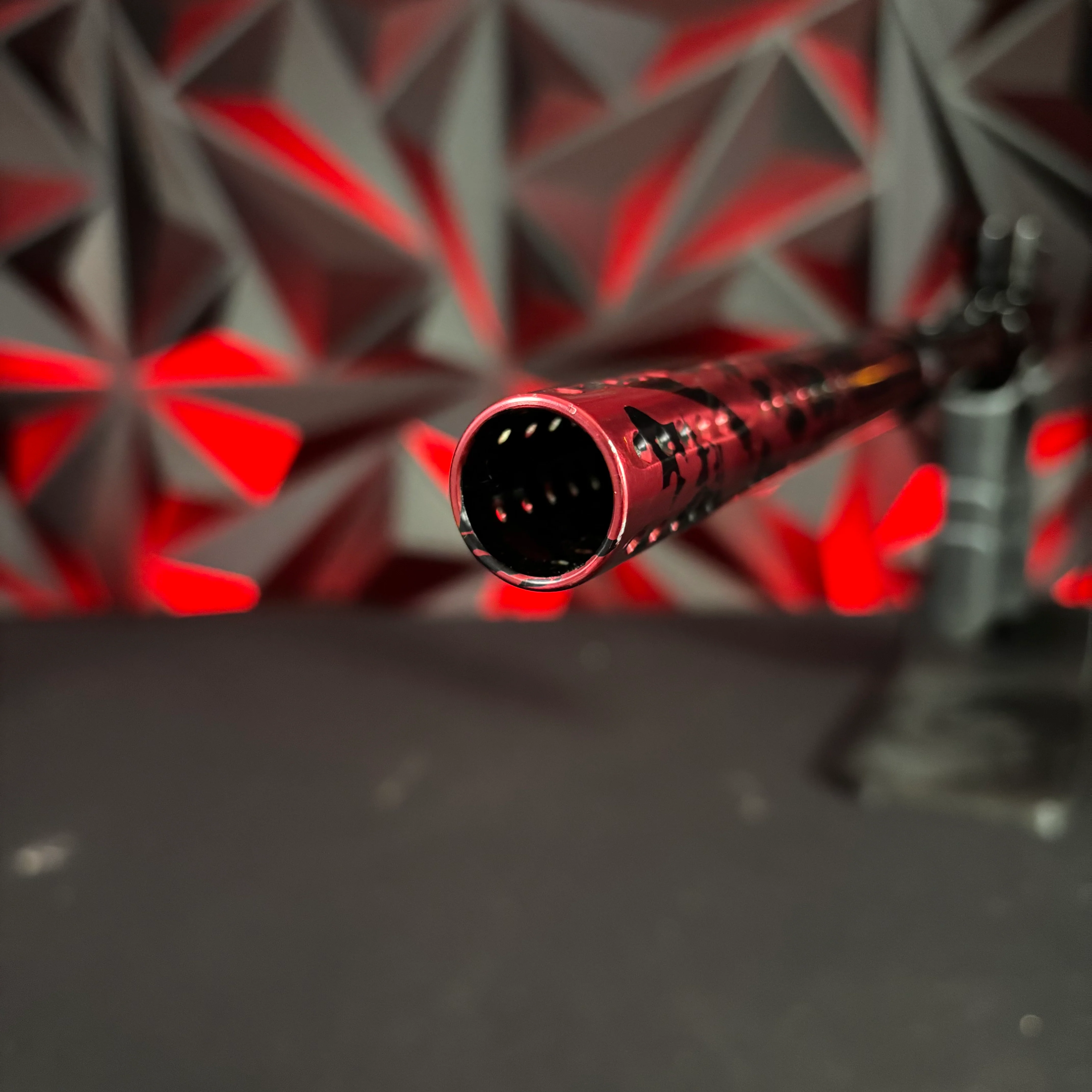 Used Dye DSR Pro Paintball Marker - Black w/ Blood splatter barrel tip - Image 8