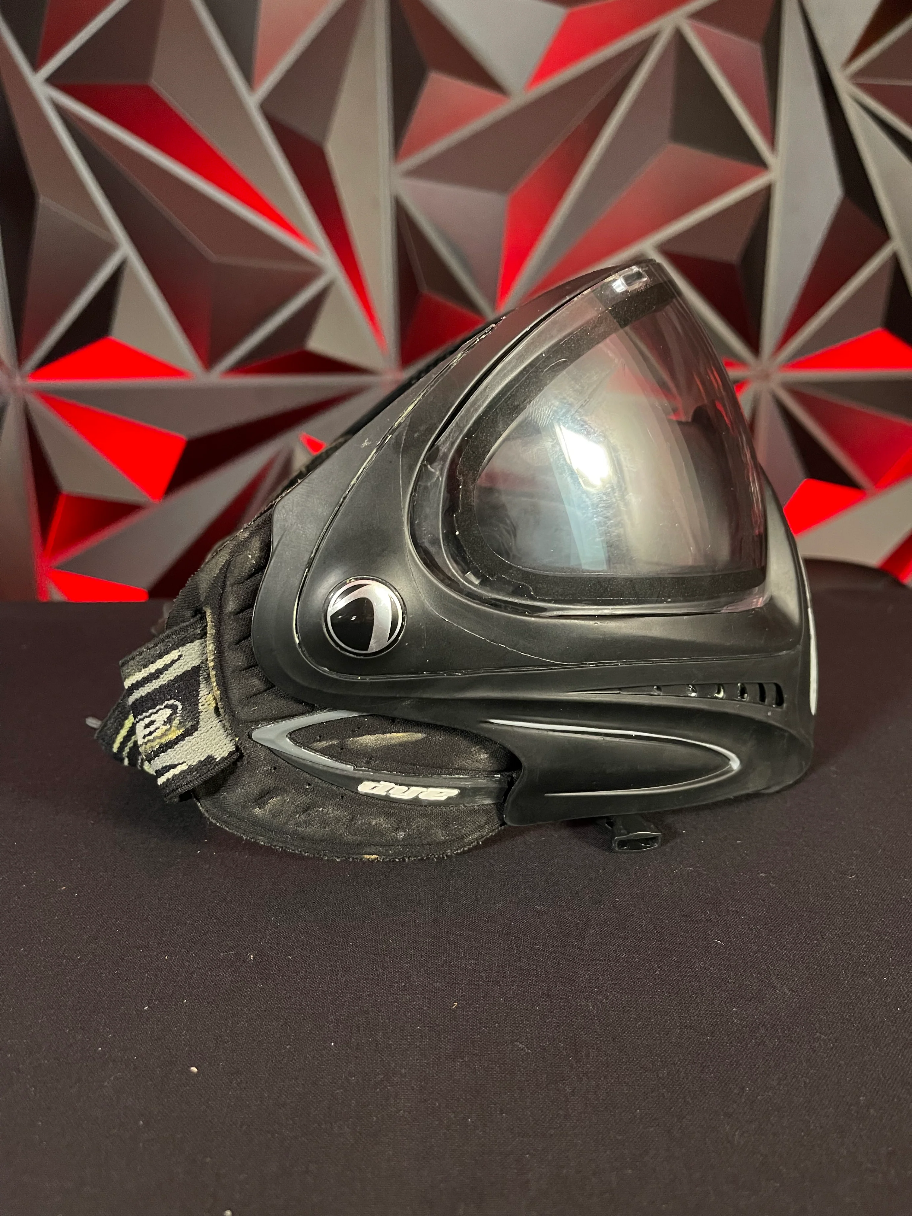 Used Dye I4 Paintball Goggle - Black w/ Clear Lens - Image 3