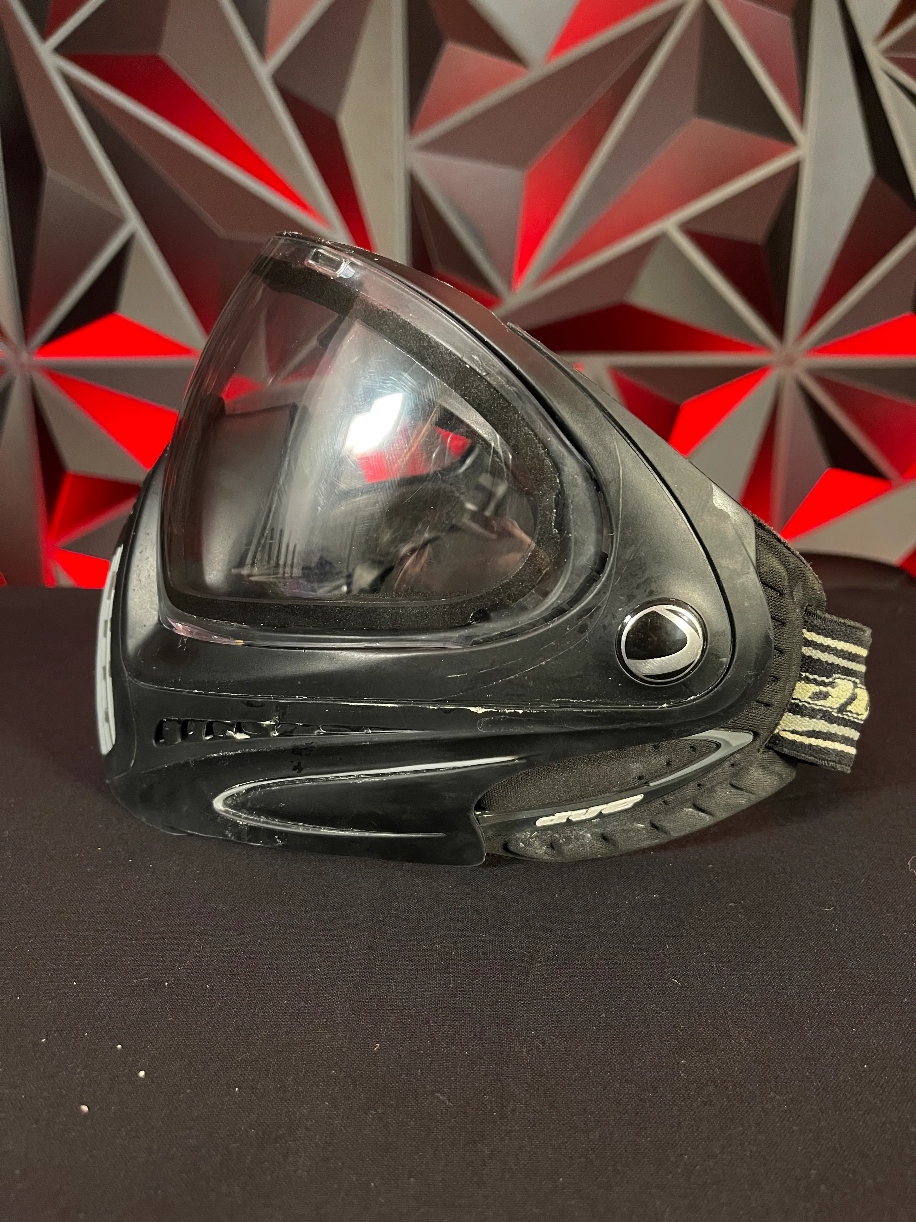 Used Dye I4 Paintball Goggle - Black w/ Clear Lens - Image 4