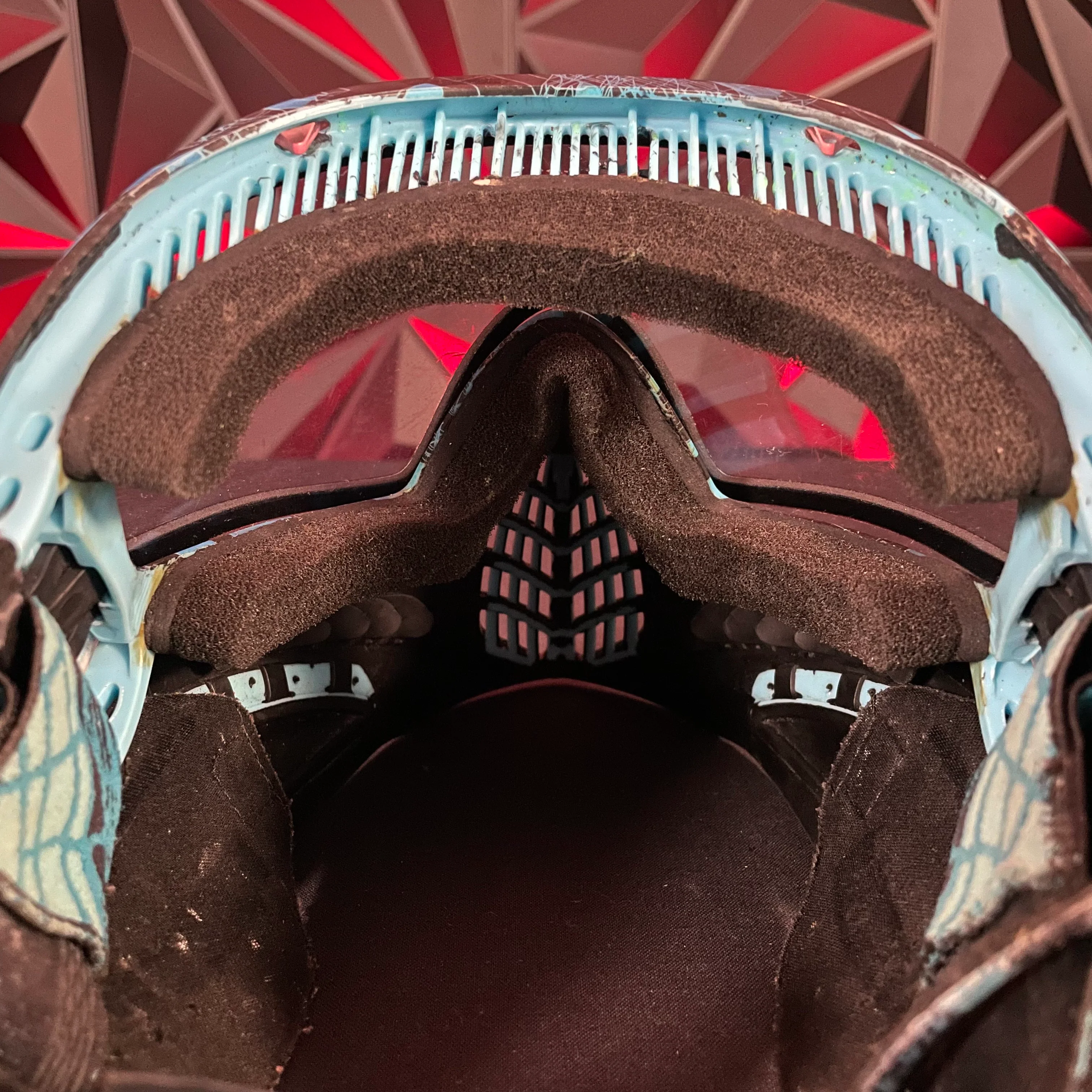 Used Dye I4 Paintball Mask - Black / Blue - Image 4