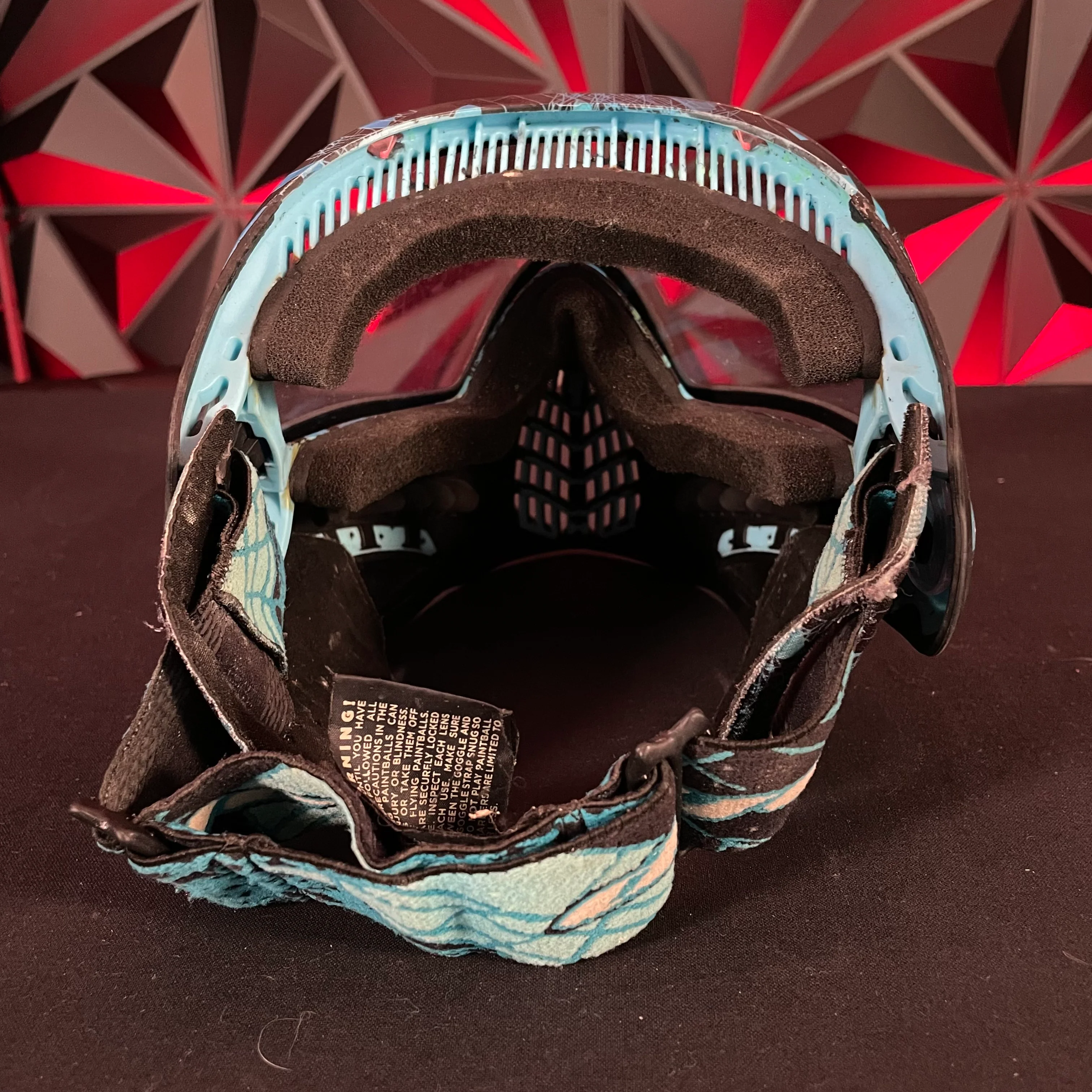 Used Dye I4 Paintball Mask - Black / Blue - Image 5