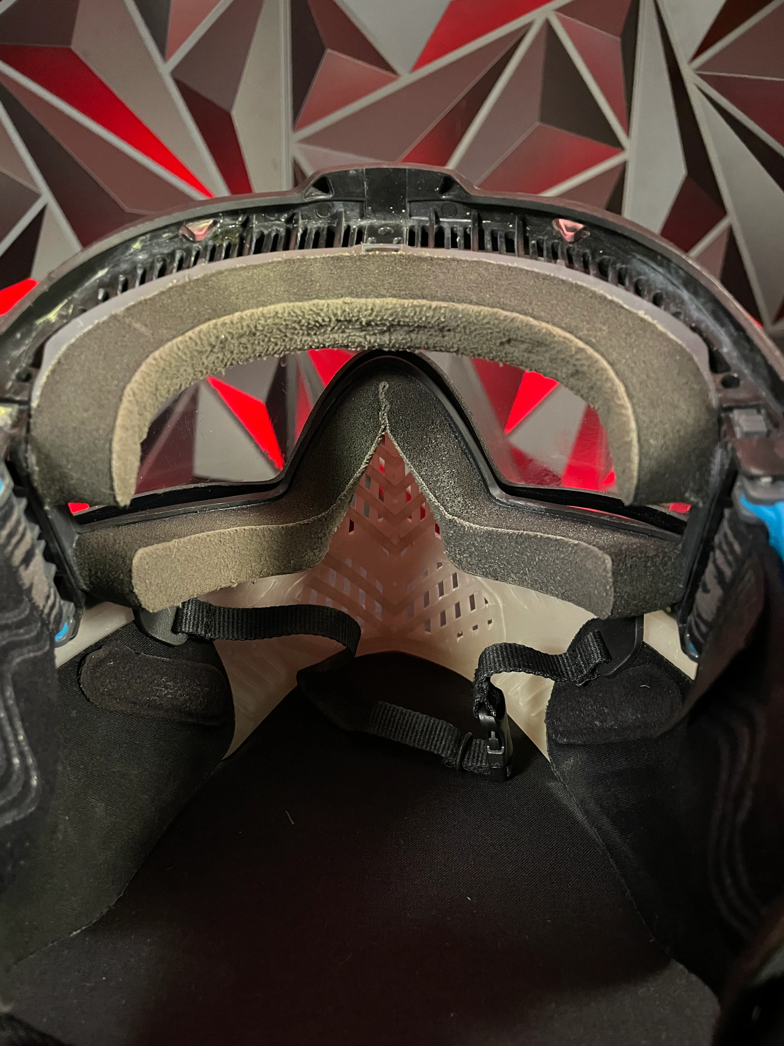Used Dye i5 Paintball Mask - Black/Clear w/Clear & Yellow Lens - Image 5