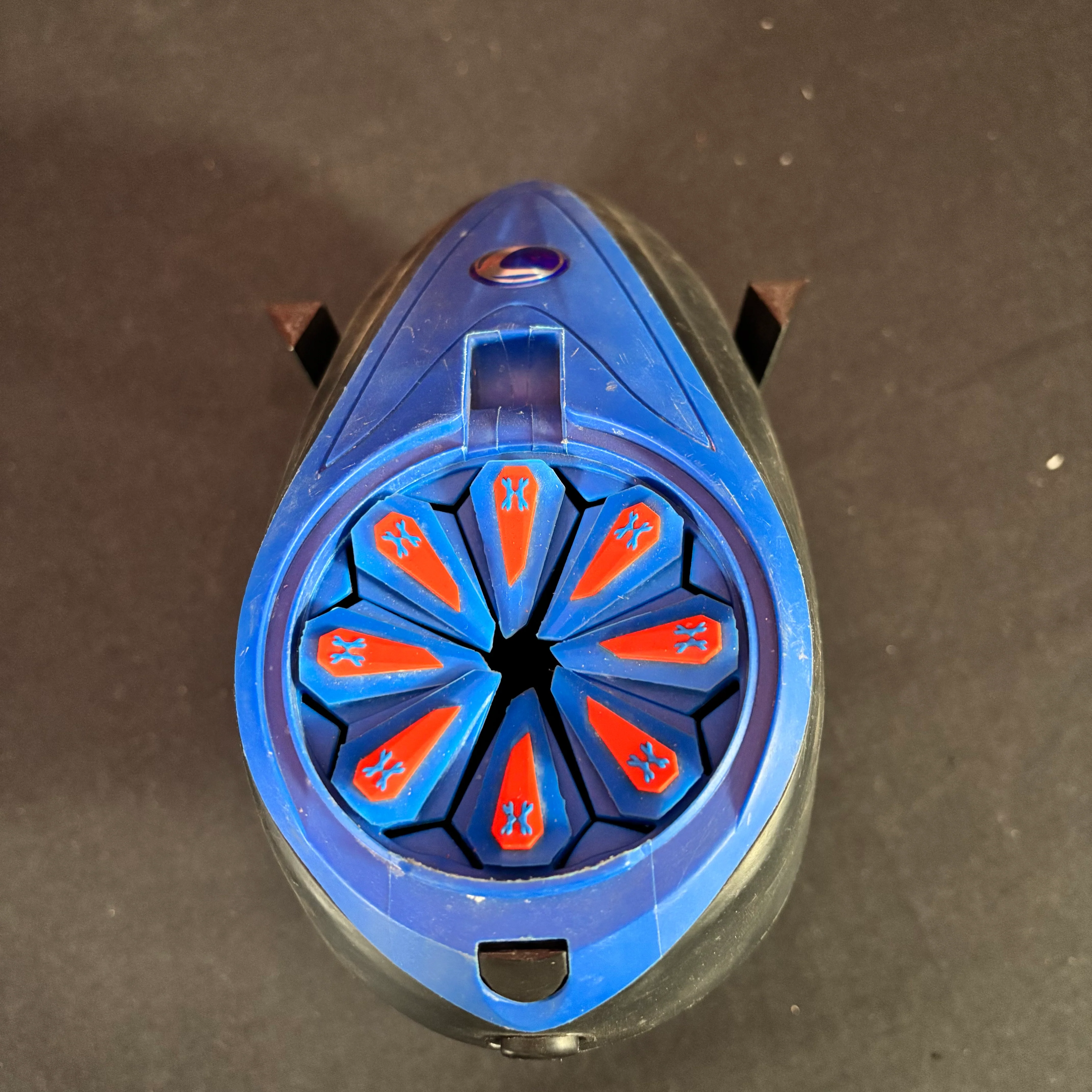 Used Dye LT-R Paintball Loader - Black/Blue w/ Speedfeed - Image 3