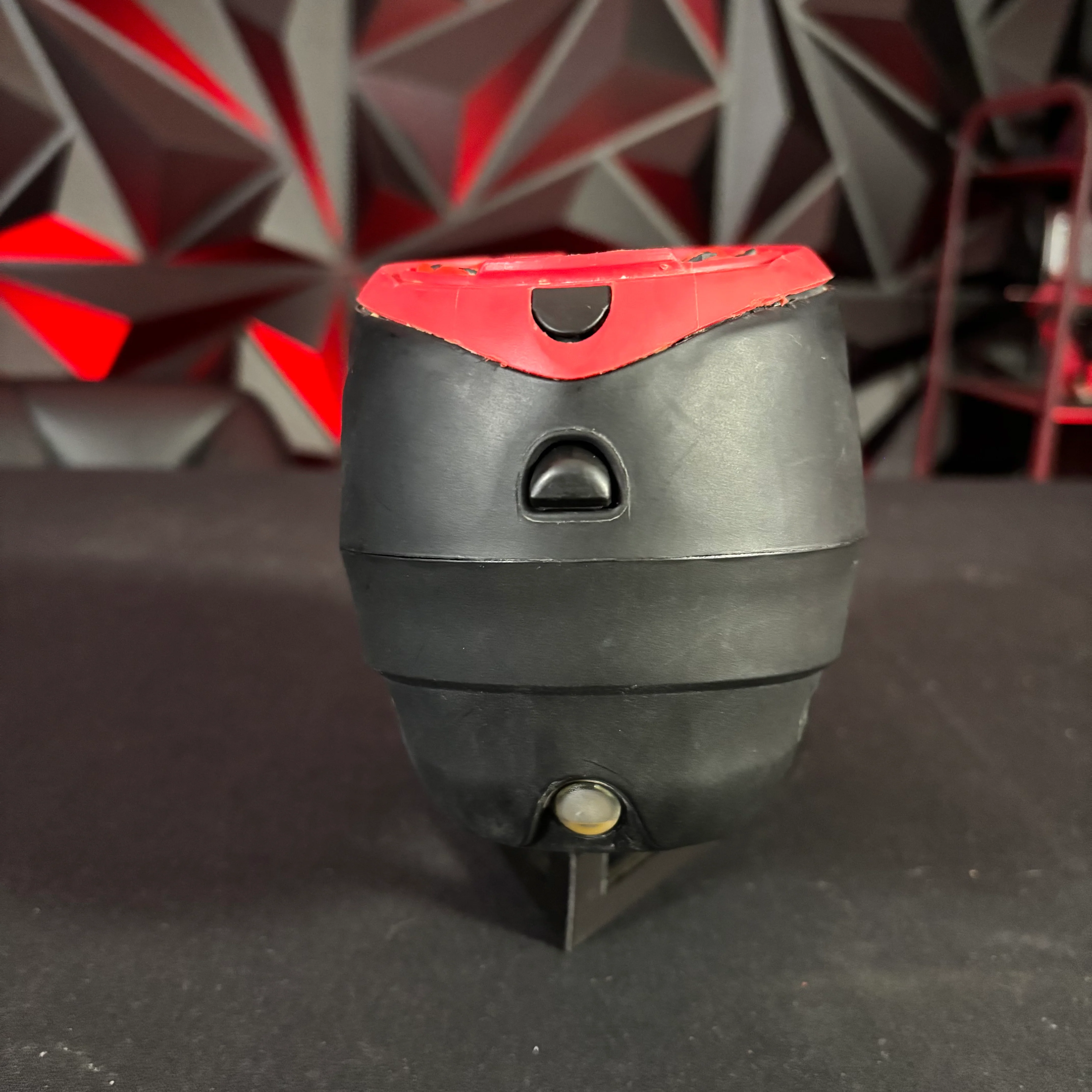 Used Dye LTR Paintball Loader - Red w/ HK Army Quickfeed - Image 2