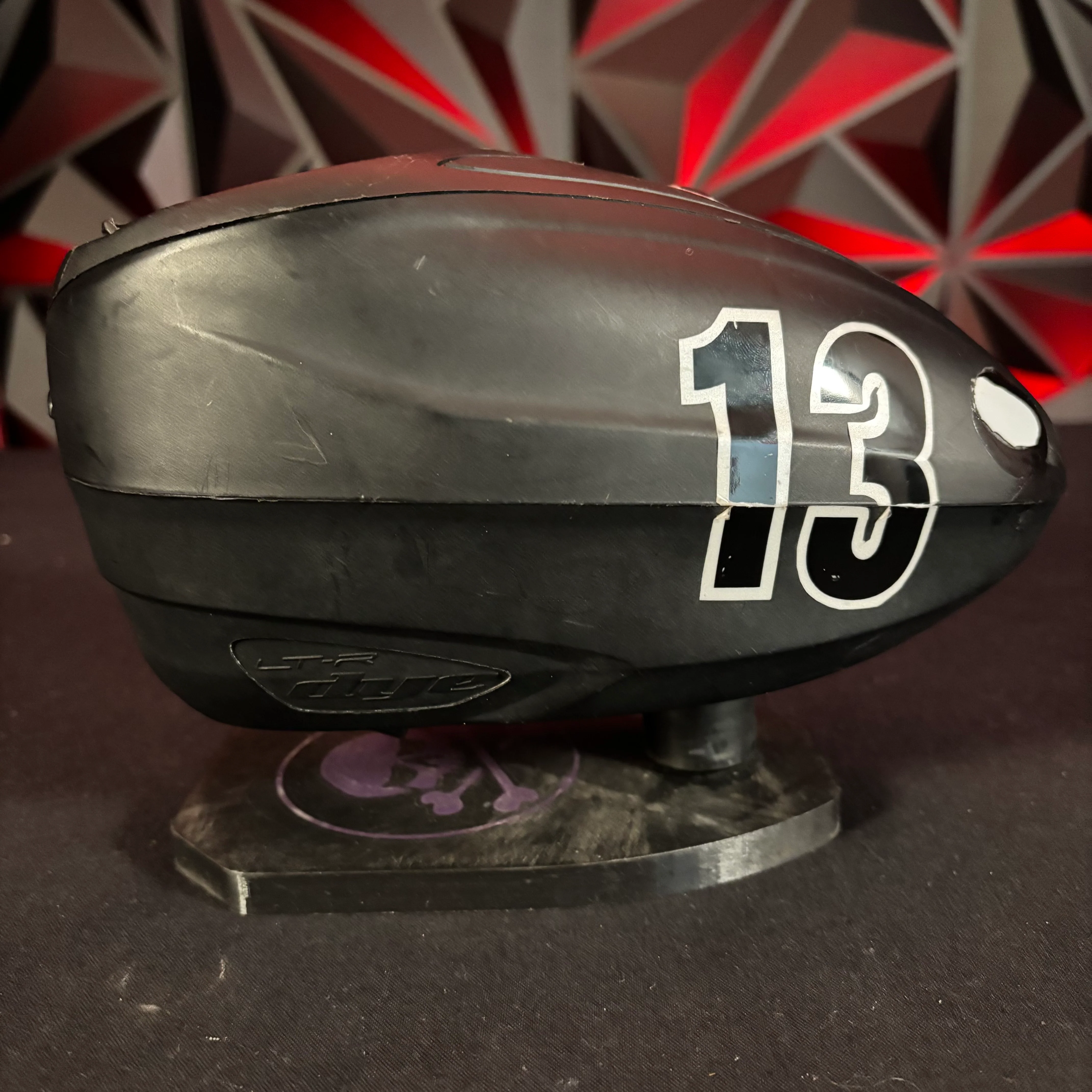Used Dye LTR Paintball Loader - Black w/ Speedfeed & Exalt Loader Case - Image 2