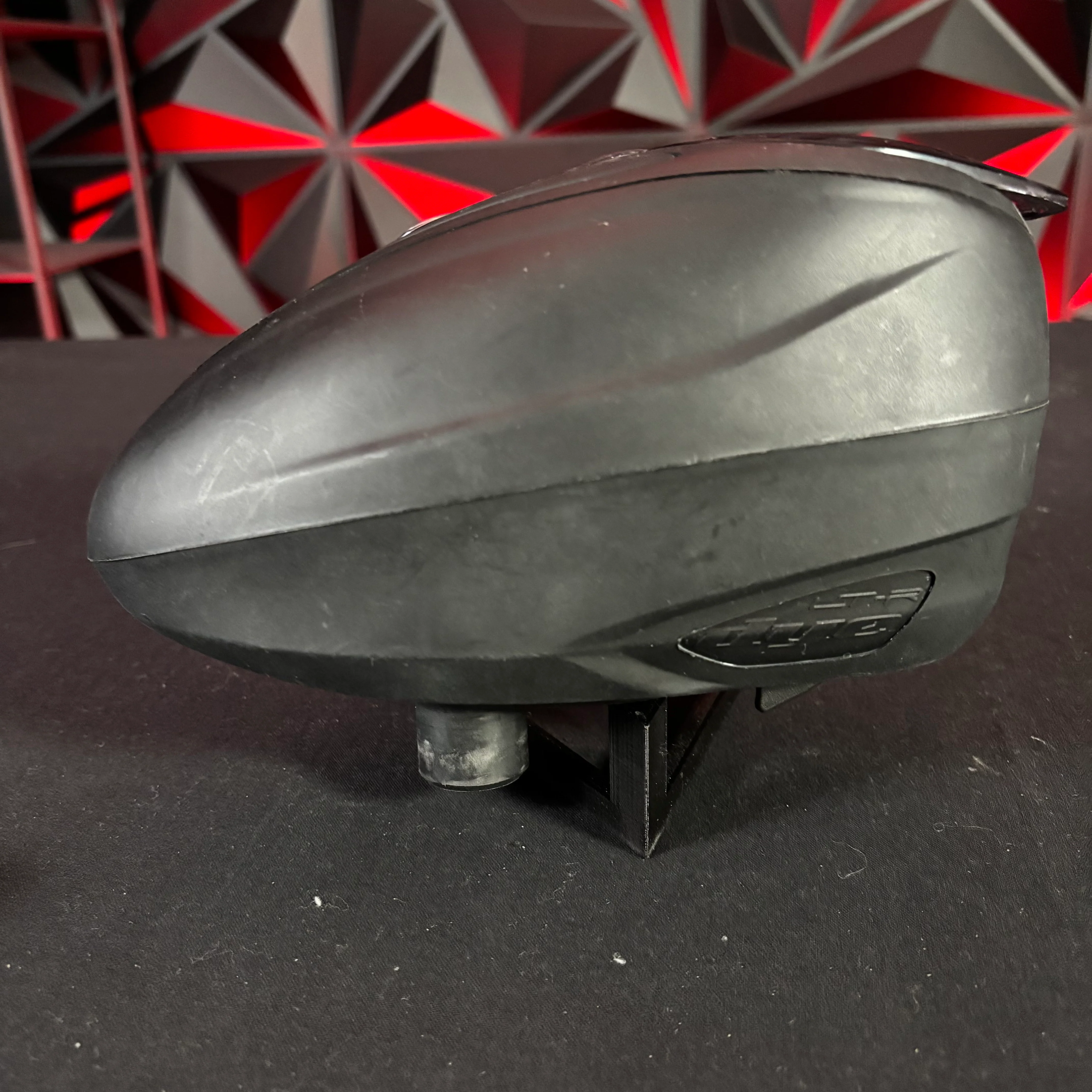 Used Dye LTR Paintball Loader - Black w/Rain Lid - Image 2