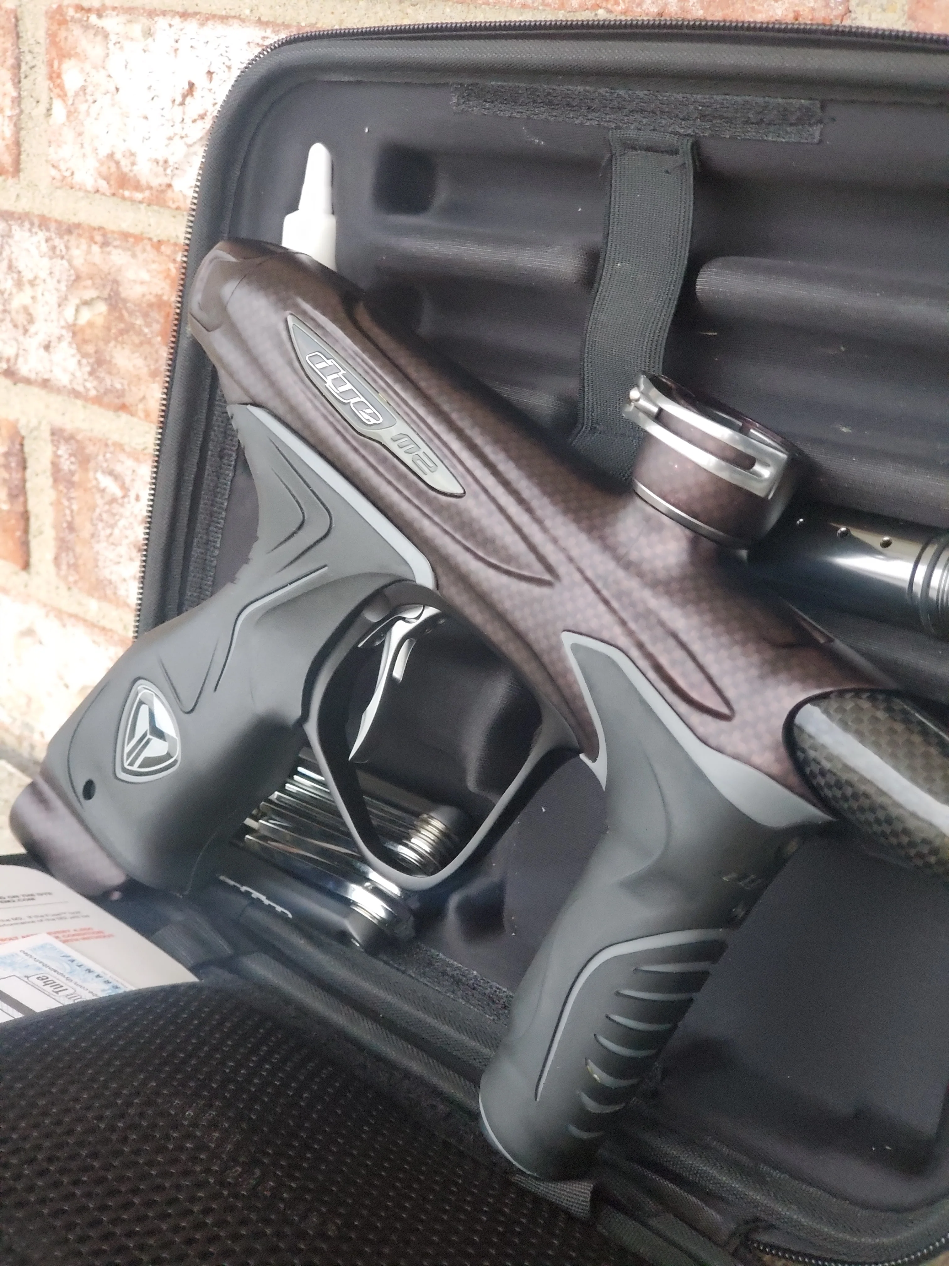 Used Dye M2 MOSAir Paintball Gun - Carbon - Image 2