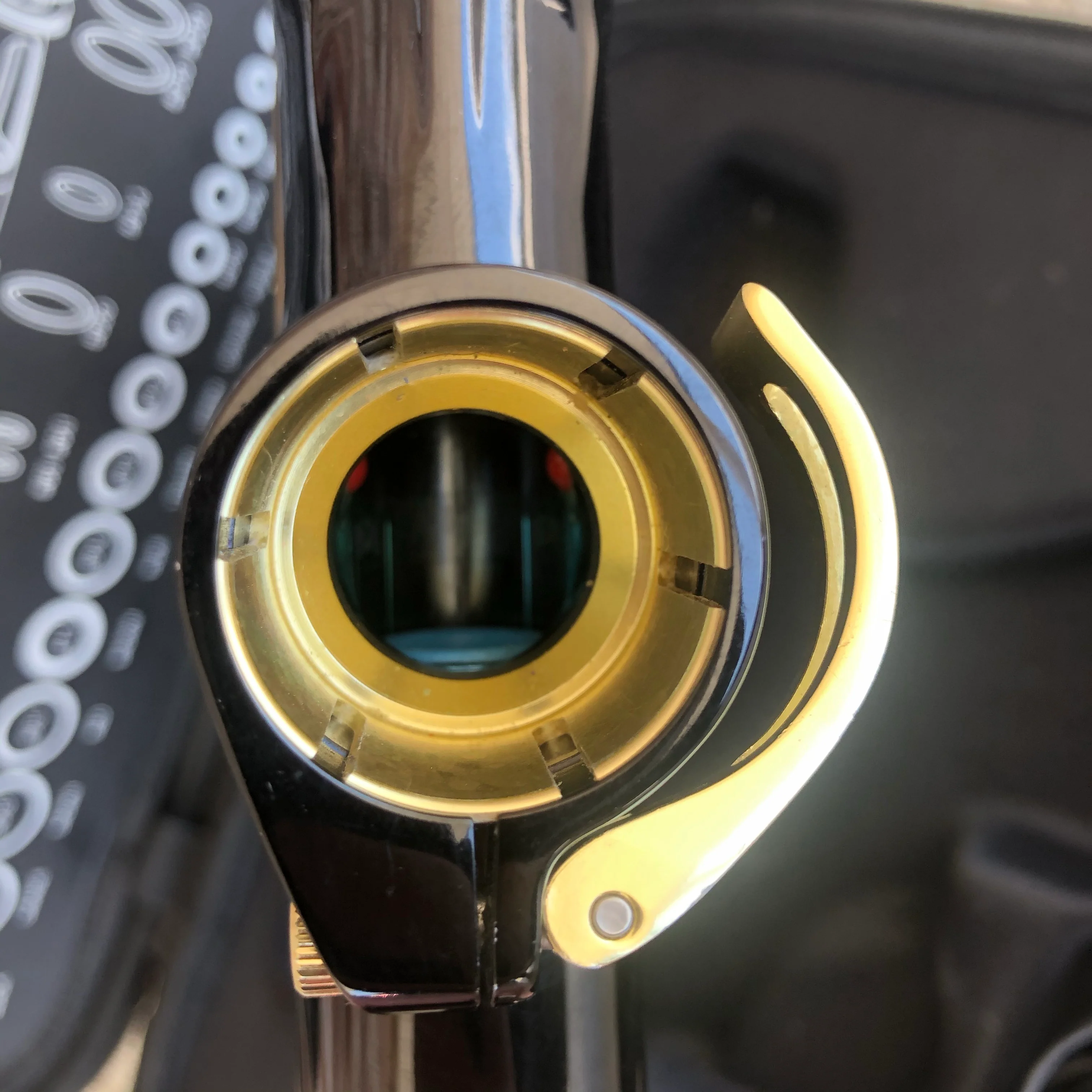 Used Dye M2 MOSAir Paintball Marker - Black/Gold - Image 5
