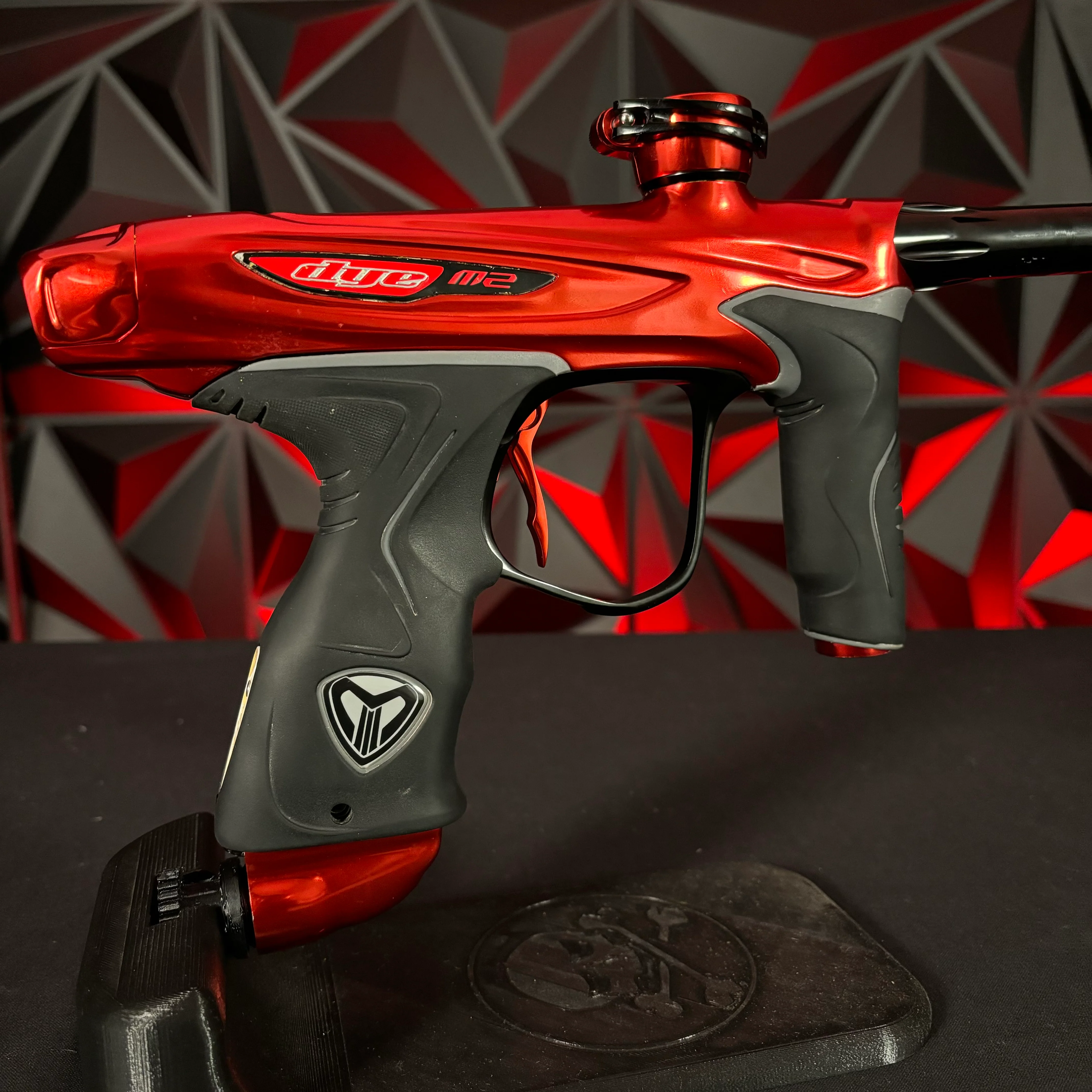 Used Dye M2 Paintball Gun -  Polished Red - Image 2