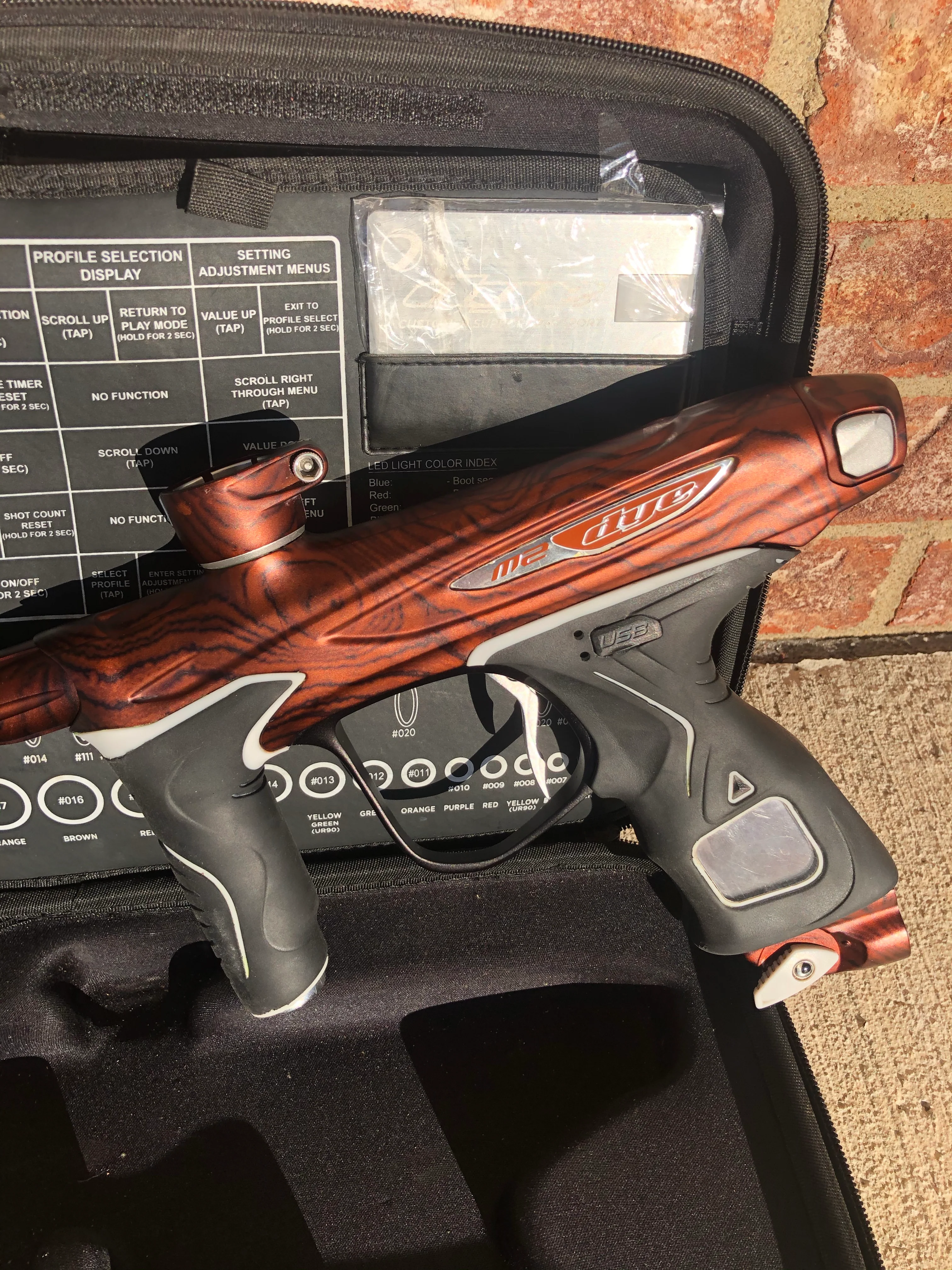 Used Dye M2 Paintball Gun - Woody - Image 2