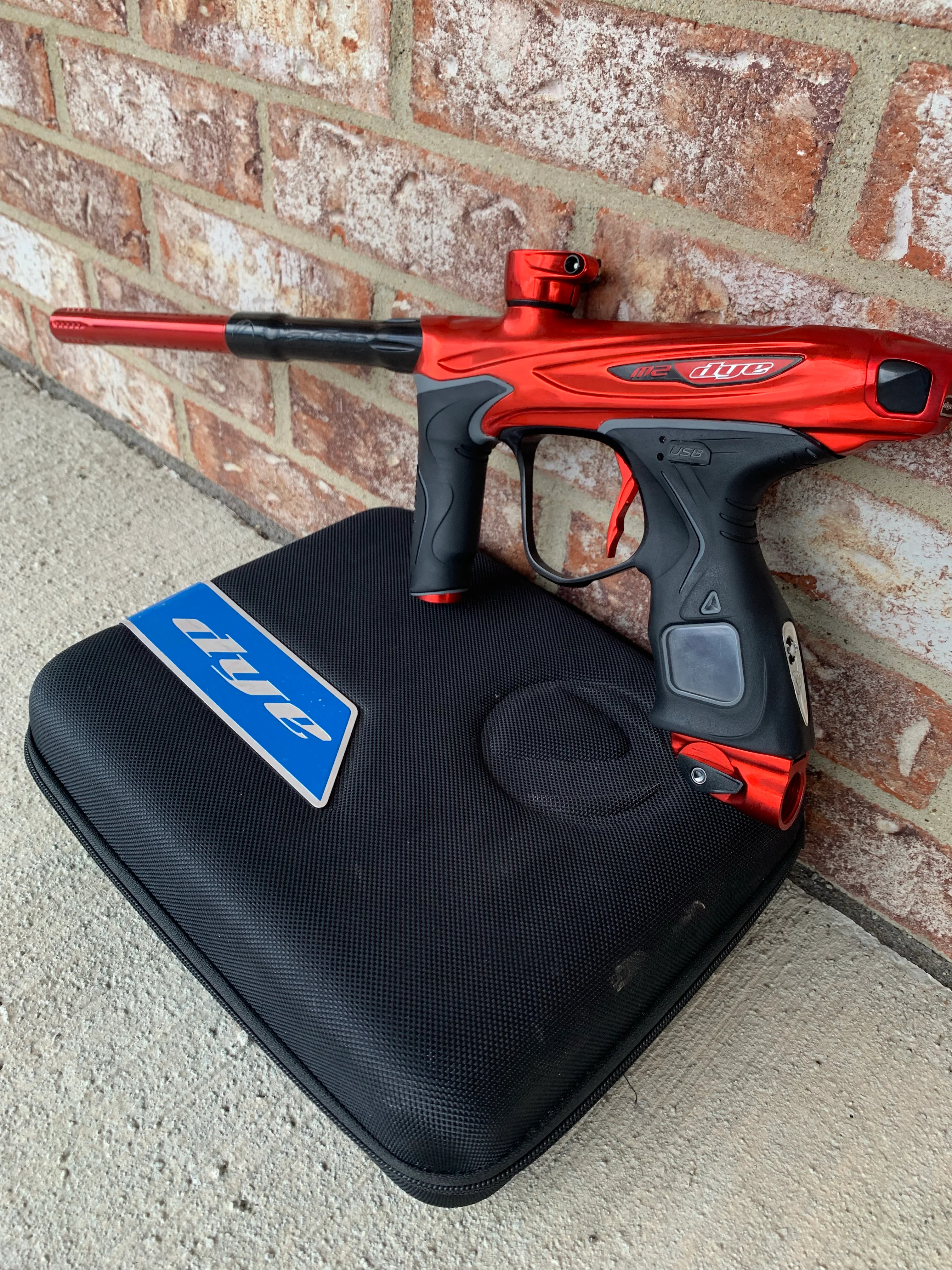 Used Dye M2 MOSAir Paintball Marker- Red Rum - Image 6
