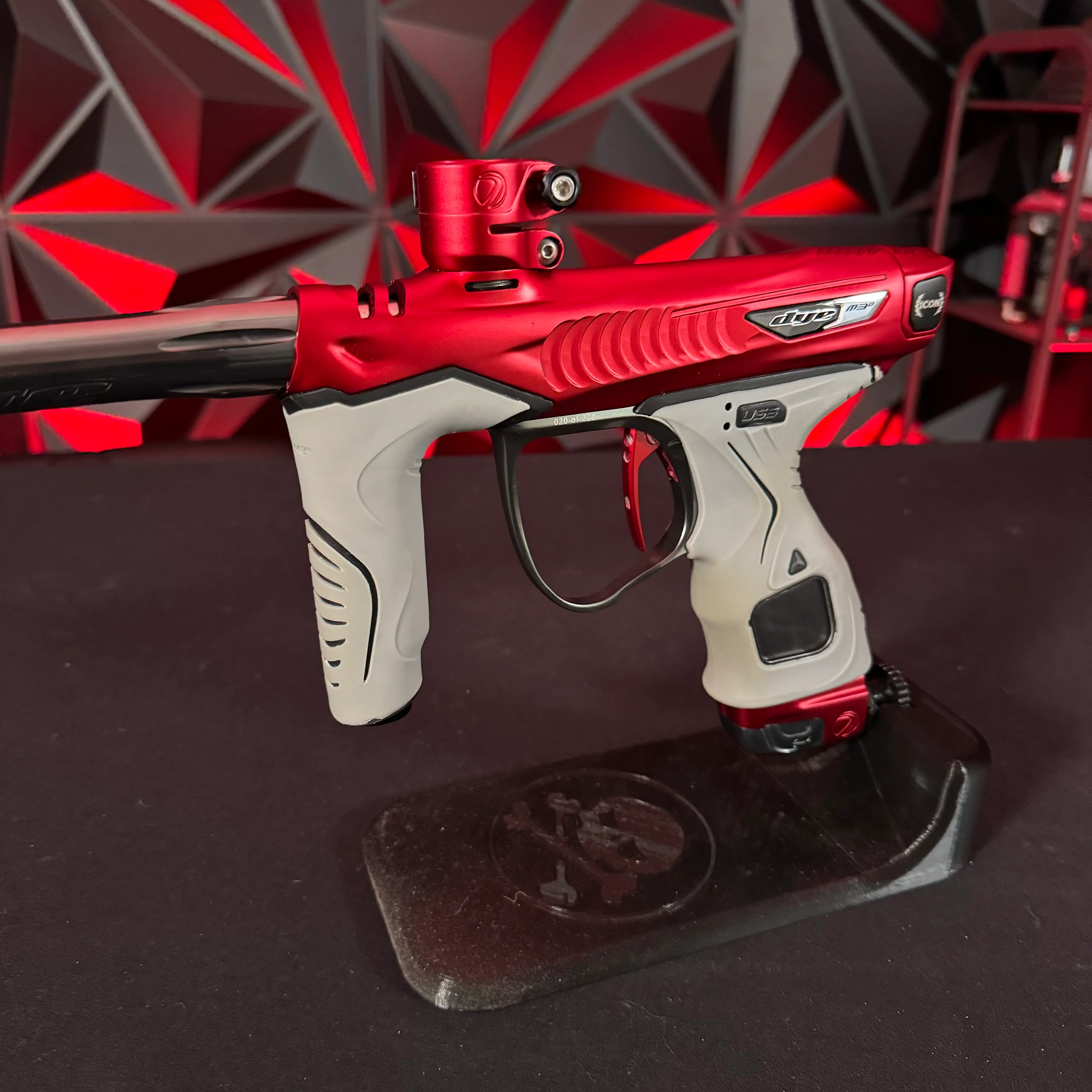 Used Dye M3+ ICON Paintball Gun - Dust Claret - Image 5