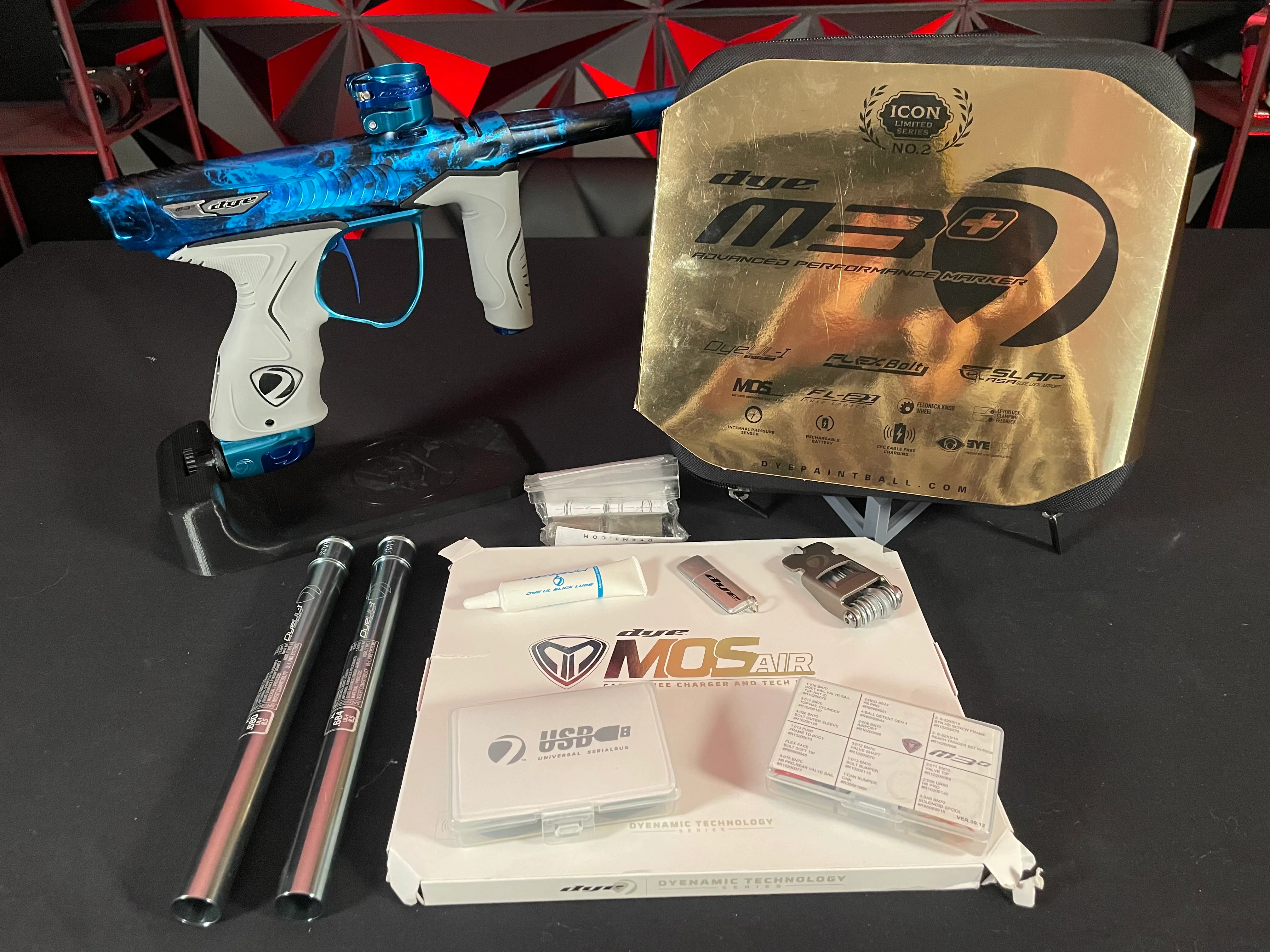 Used Dye M3+ ICON Paintball Gun - PGA Tidal - Image 7